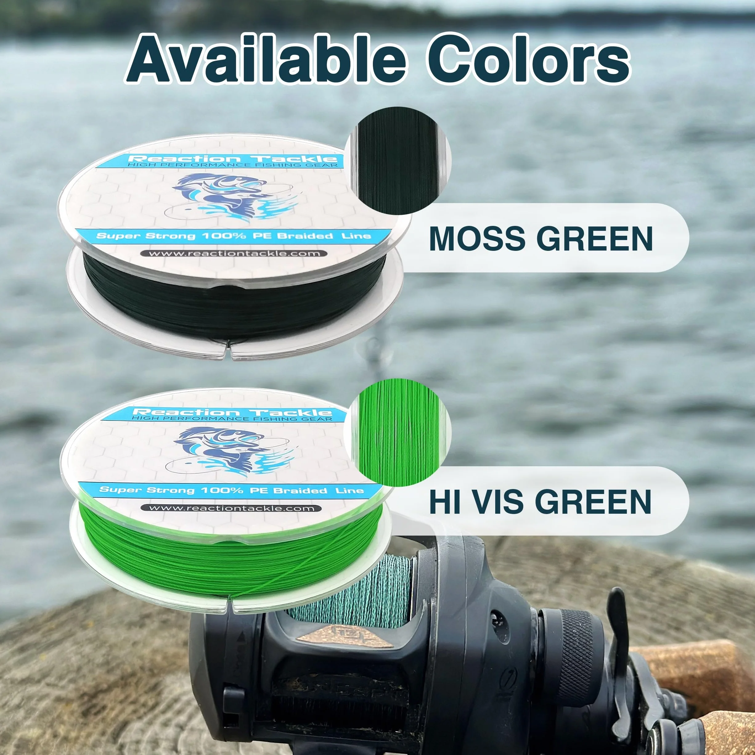 9 Strand Braided Fishing line- High Strength and Long Casting - Smooth with Zero Stretch and Abrasion Resistant- Fresh or Saltwater Fishing