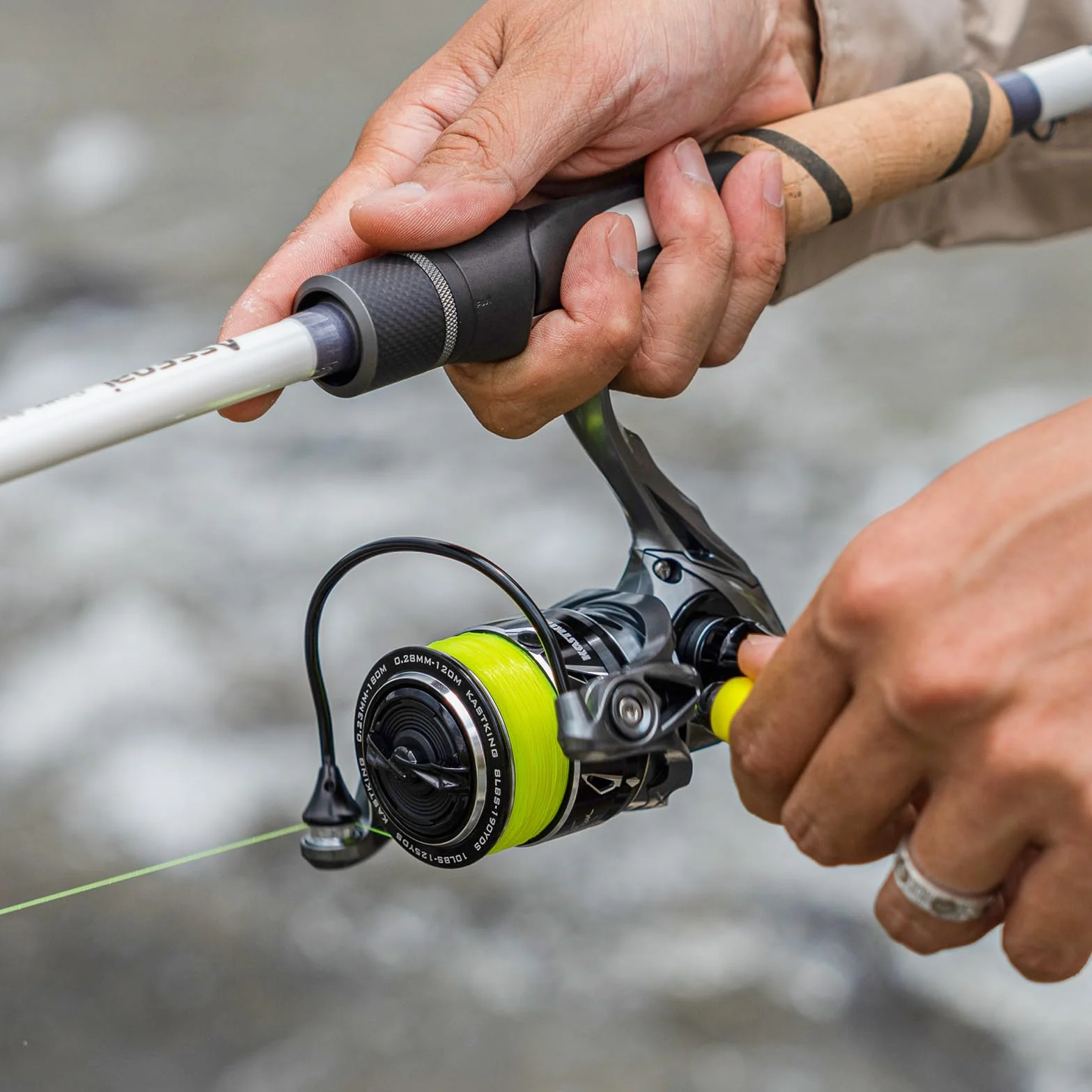Icon Spinning Fishing Reel, Saltwater & Freshwater | Max Drag: 17.6 lb, 10+1 BB, 8.7 oz, 6.2:1 Gear Ratio, Lightweight Aluminum Body, Carbon Rotor, TPE Handle Knobs