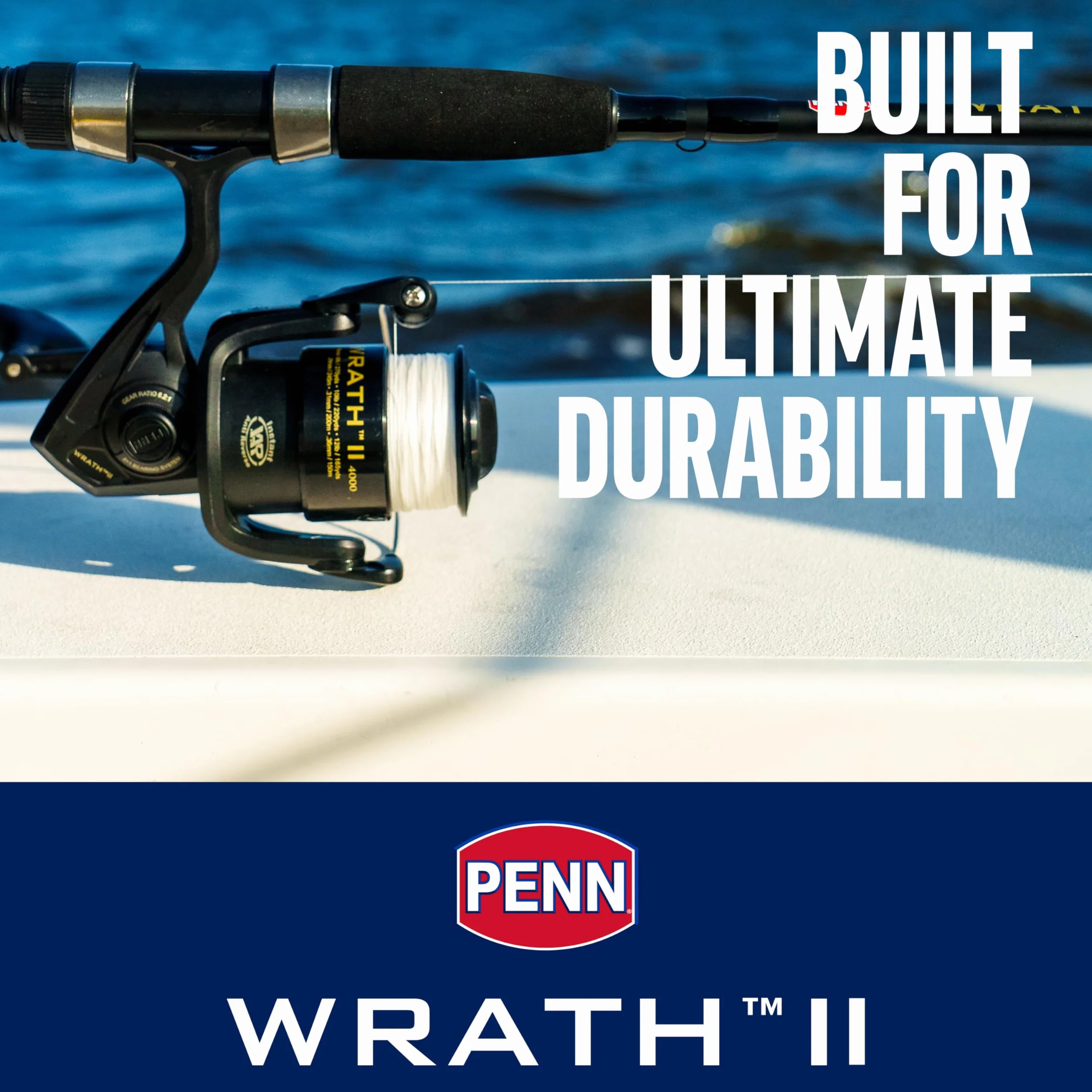 Wrath II Spinning Reel and Fishing Rod Combo