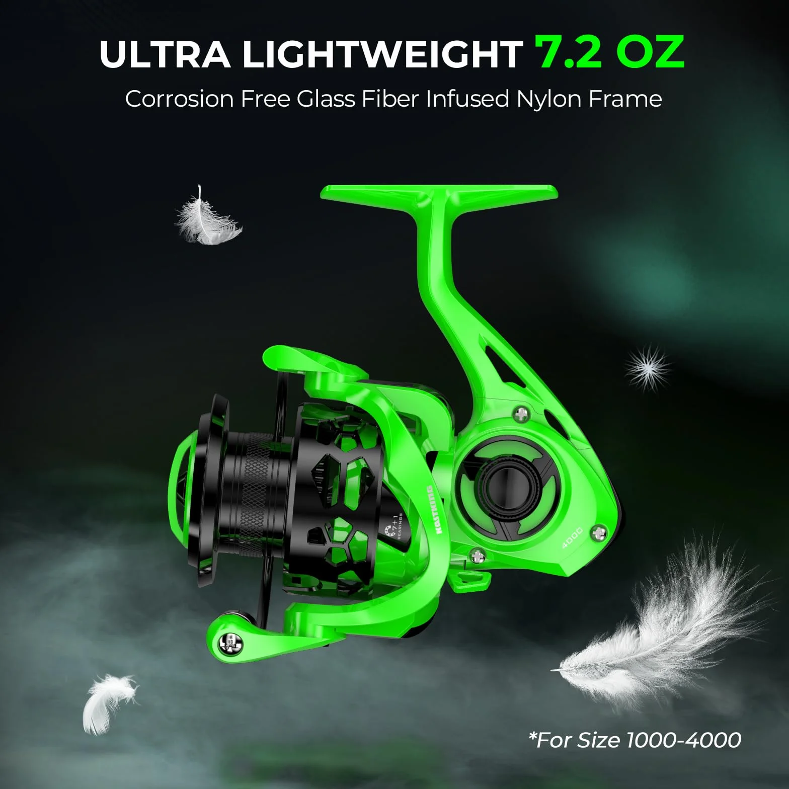 Zephyr Dual-Tip Baitcaster & Spinning Fishing Rod and Reel Combo | Dual Tips Section for Different Powers, IM6 Graphite Blank, Halo XII 10-Level Brake, Precision Brass Gears, Sensitive & Powerful