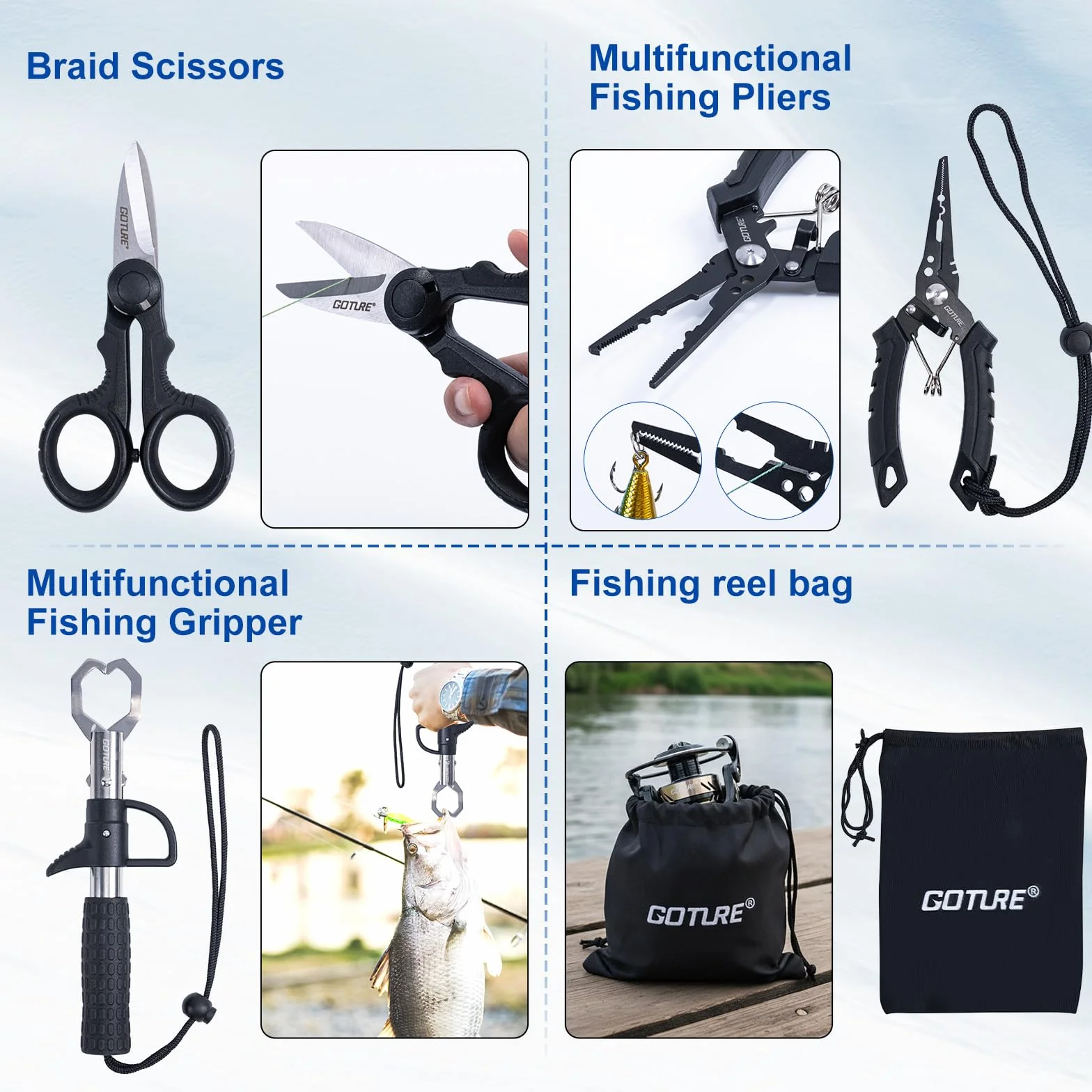 Telescopic Fishing Rod and Reel Combos, Carbon Fiber Travel Fishing Pole, 9+1 BB Spinning Reel, Saltwater Freshwater Fishing Gear Kit with Braided Line, Lures, Carrier Bag for Bass Trout