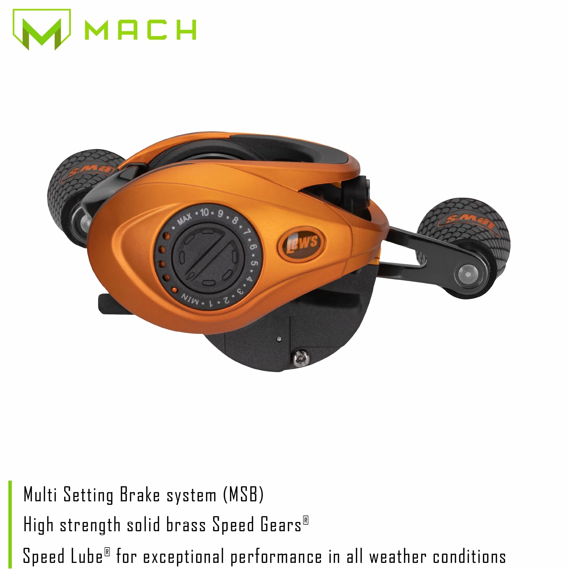Mach Crush SLP Series 7.5:1 Baitcast Reel Left Hand