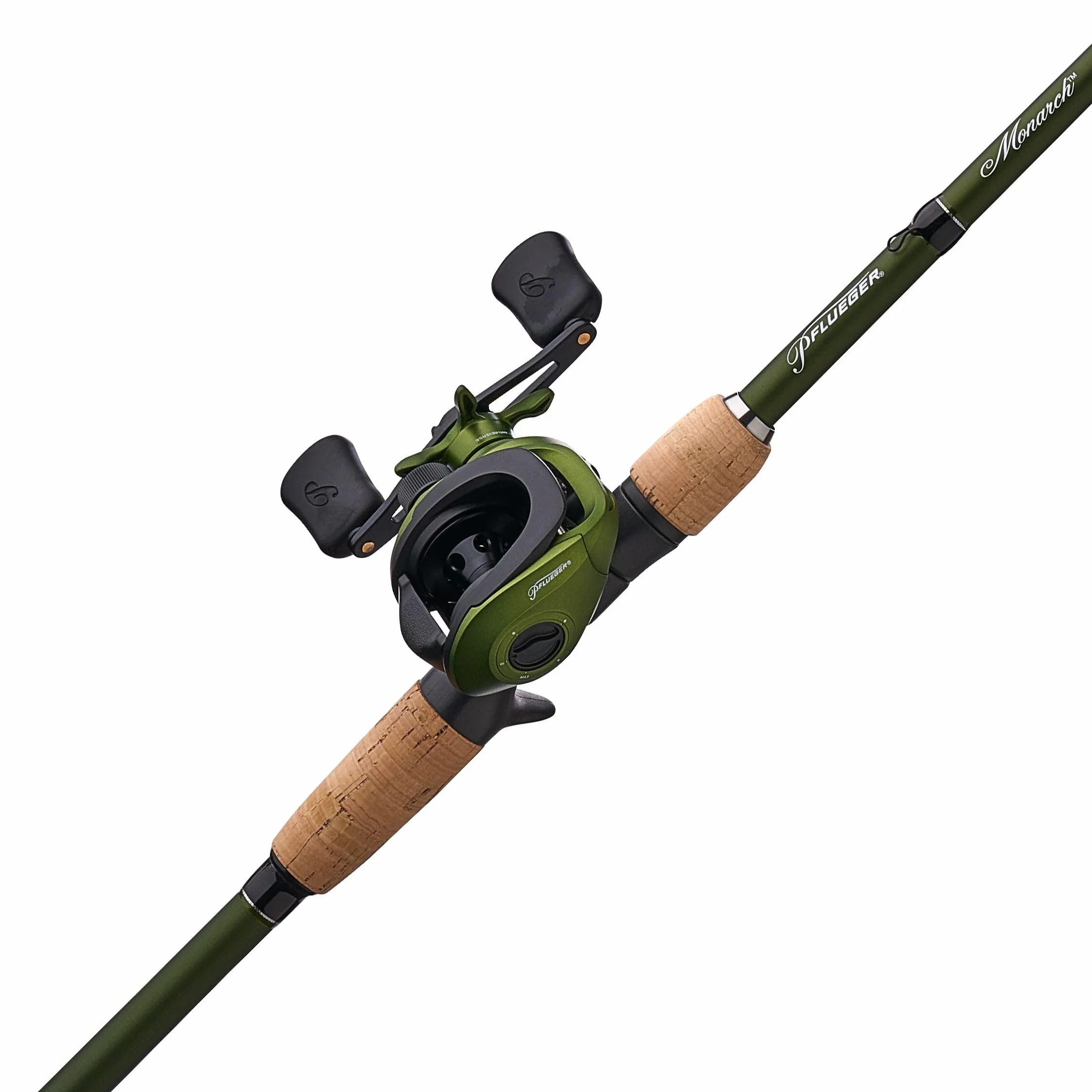 Monarch Low Profile Baitcast Reel and Fishing Rod Combo