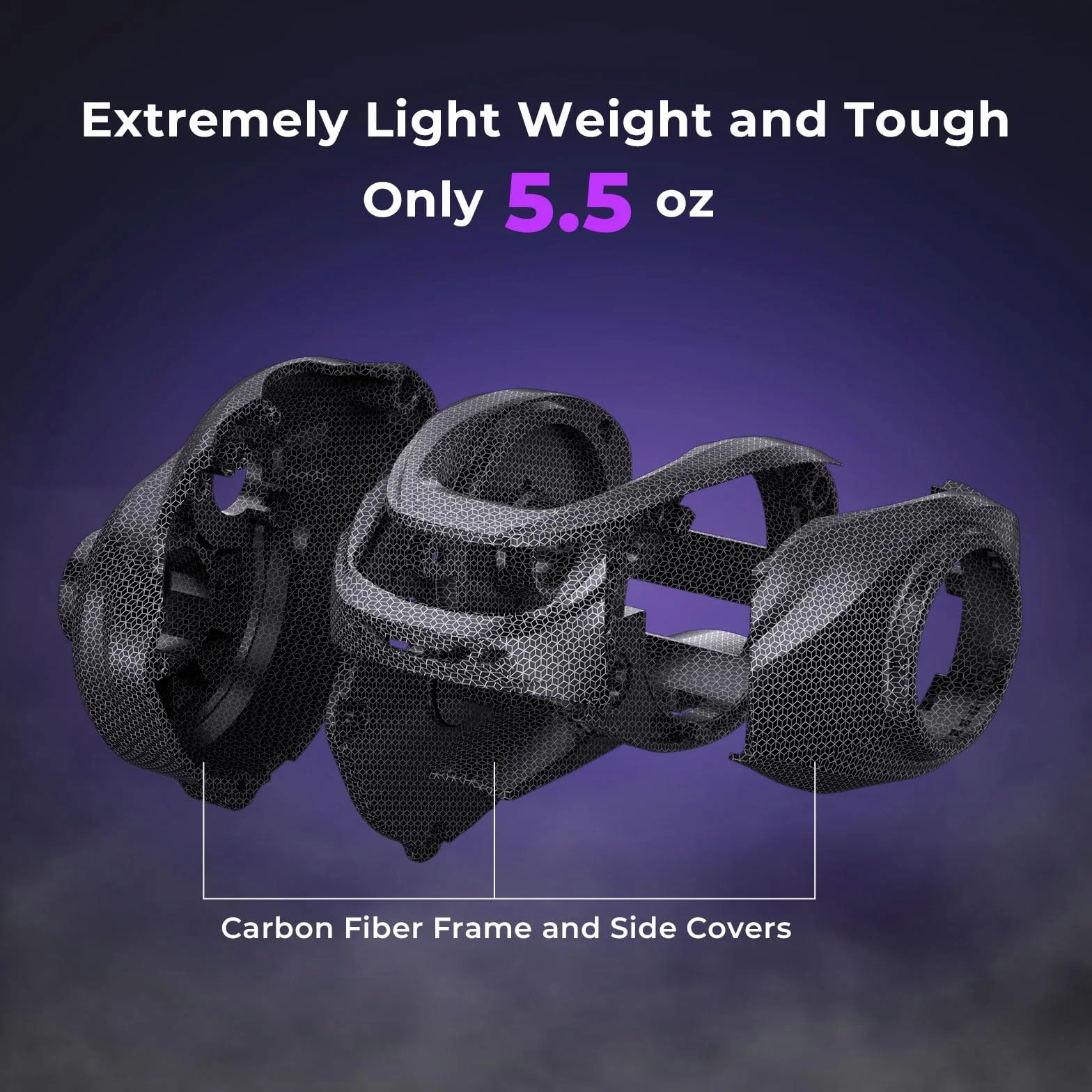 Royale Legend Pro Baitcasting Fishing Reels with 8.0:1 Gear Ratio | Max Drag: 16 lb, 11+1 BB, 5.5 oz, Carbon Fiber Frame, AutoMag Dual Braking System, Arch Resistance Control