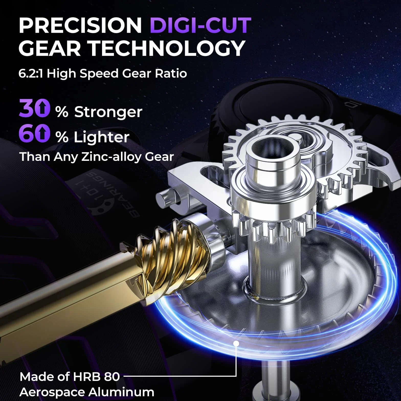 Royale Legend Pro Spinning Fishing Reels, Fishing Gifts for Men | Max Drag: 25 lb, 10+1 BB, 9.2 oz, Lightweight & Powerful Carbon Fiber Frame, 6.2:1 Gear Ratio, Digi-cut Aluminum Gear