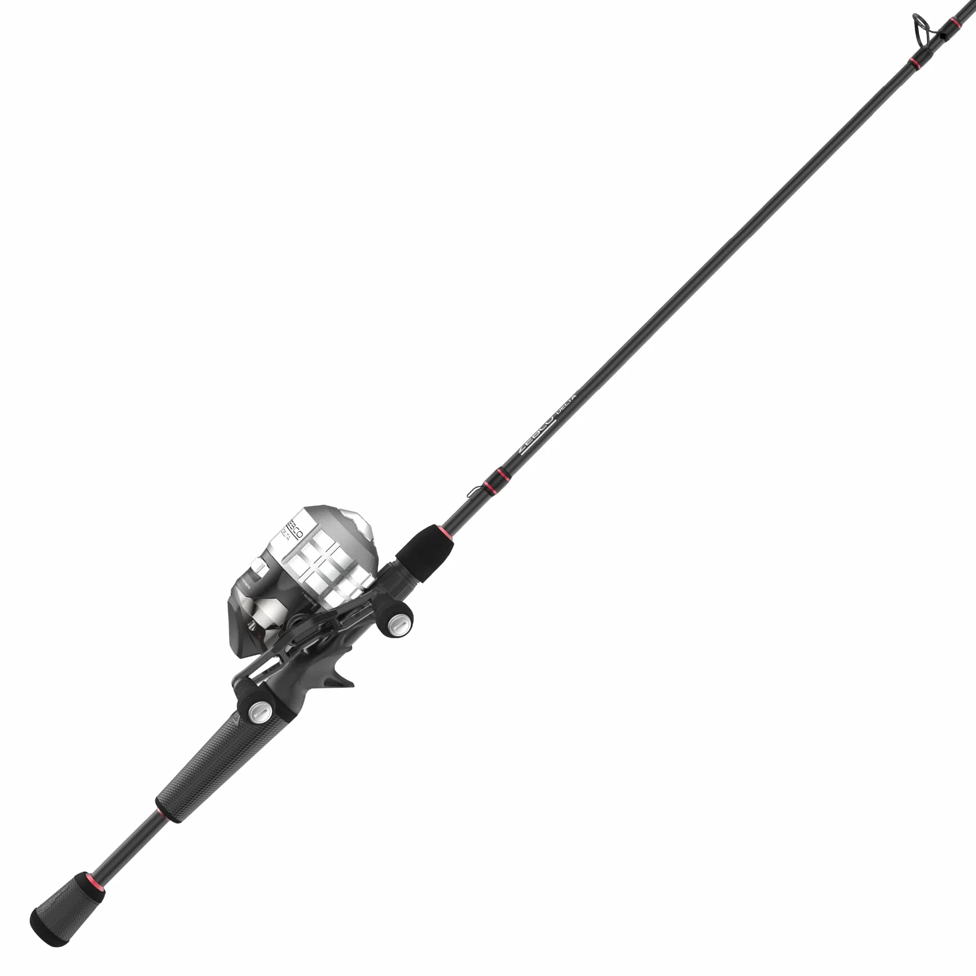 Delta Spincast Reel and Fishing Rod Combo, Instant Anti-Reverse Clutch, Changeable Right- or Left-Hand Retrieve, Pre-Spooled with Fishing Line