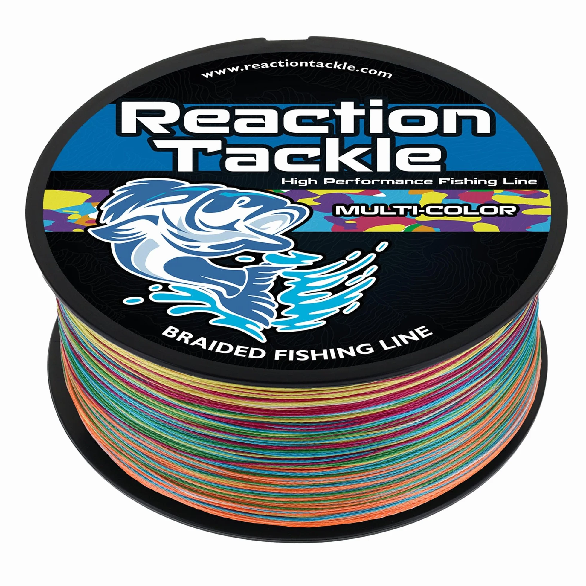 Braided Fishing Line - Pro Grade Power Performance for Saltwater or Freshwater Fish - Colored Fishing Line Braid for Extra Visibility