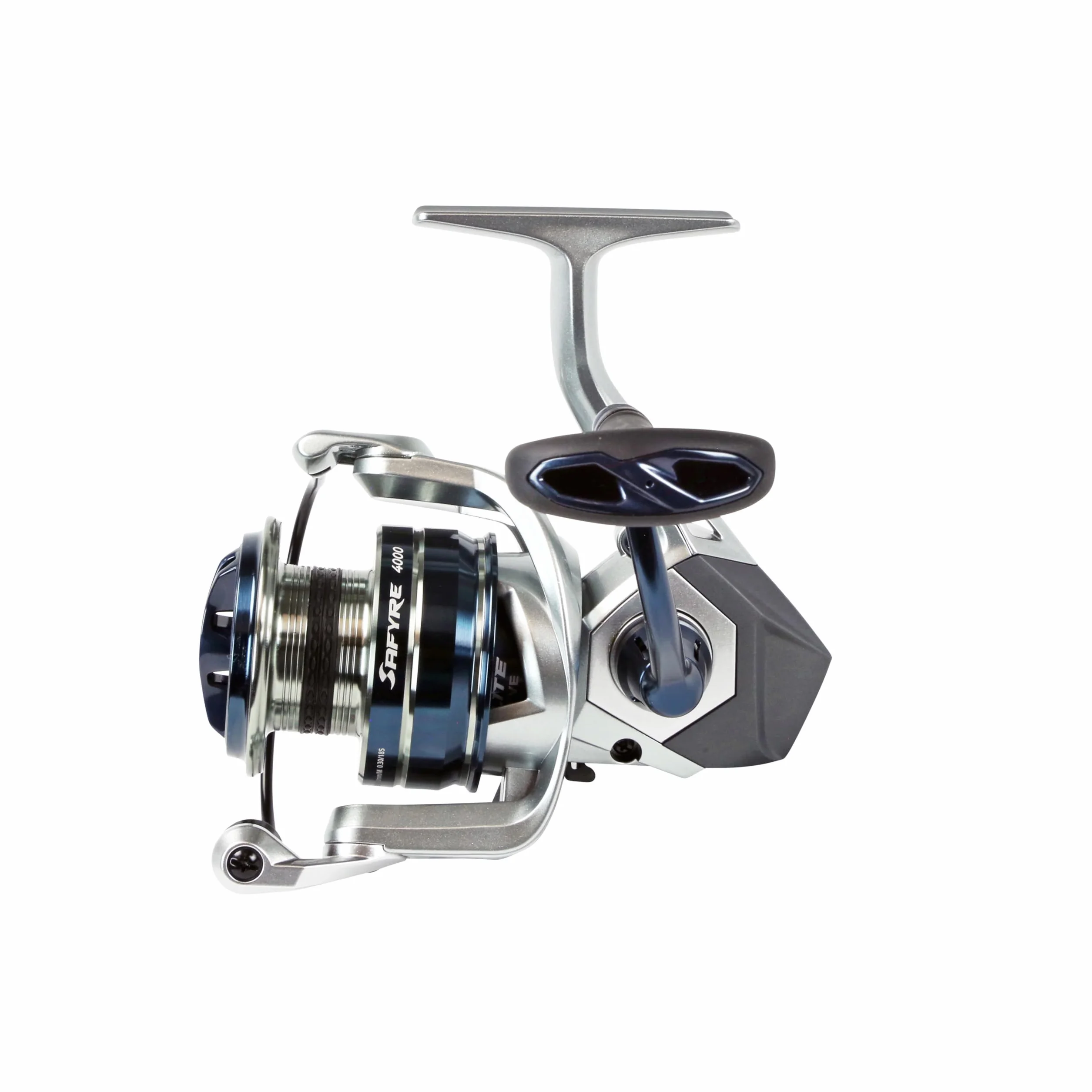 Safyre Spinning Reel for Freshwater & Inshore Fishing – Sealed IPX-3 Body, Carbonite Multi-Disc Drag, 8BB, HDG+ High-Density Gearing, SF-4000A
