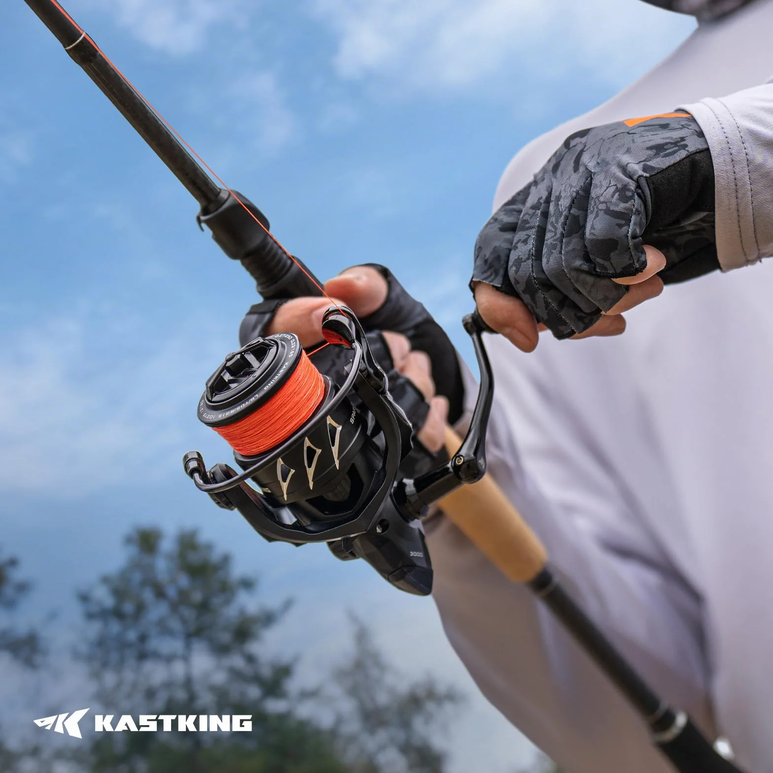 Spartacus II Plus Twin-Tip Spinning & Baitcaster Combo | Baitcaster & Spinning Combo, 2-Piece Rod, Extra Tip, IM6 Graphite Blanks, EVA Handle, Freshwater Fishing
