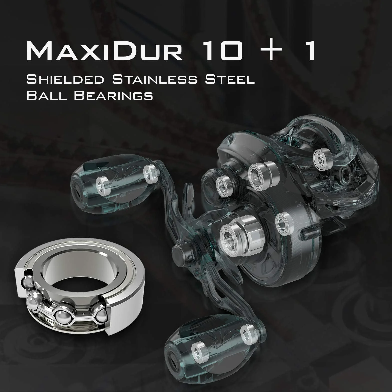 Speed Demon Elite Baitcasting Fishing Reels, Saltwater & Freshwater | Max Drag: 18 lb, 10+1 BB, 6.9 oz, Lightweight Aluminum Frame, Magnetic Brake, World's Fastest 10.5:1 Gear Ratio