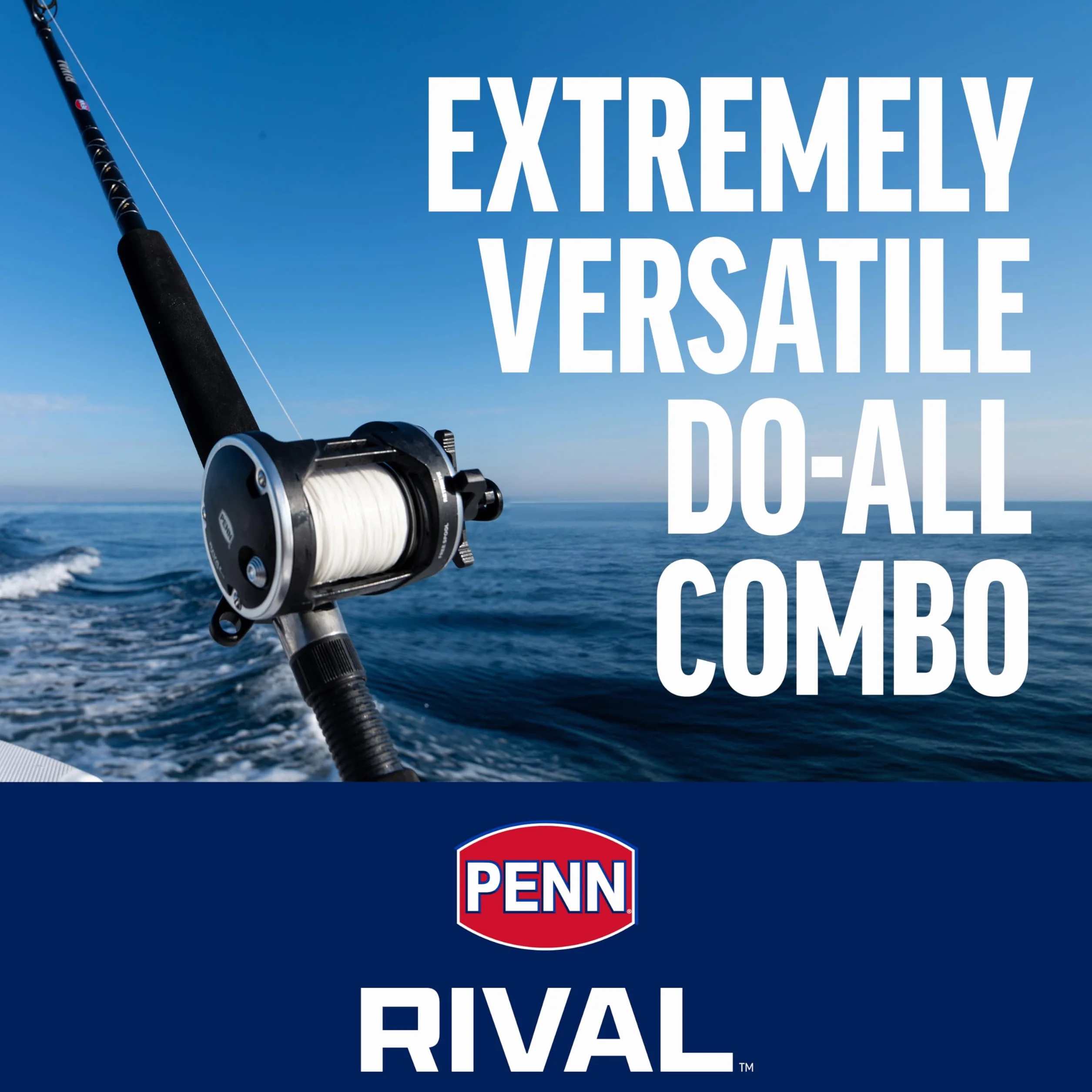 Rival II Level Wind Conventional Rod and Reel Combo