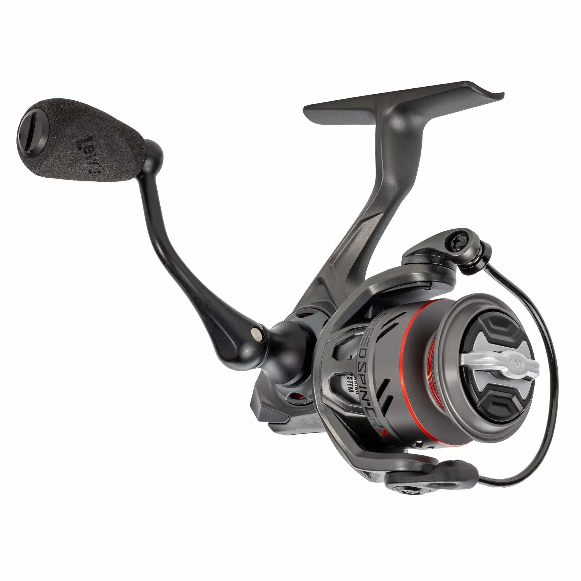 Speed Spin CRX Spinning Fishing Reel, 8+1 Bearings, Graphite Frame and Sideplate, Solid Brass Speed Gears, Speed Lube, Multi-Disc Drag