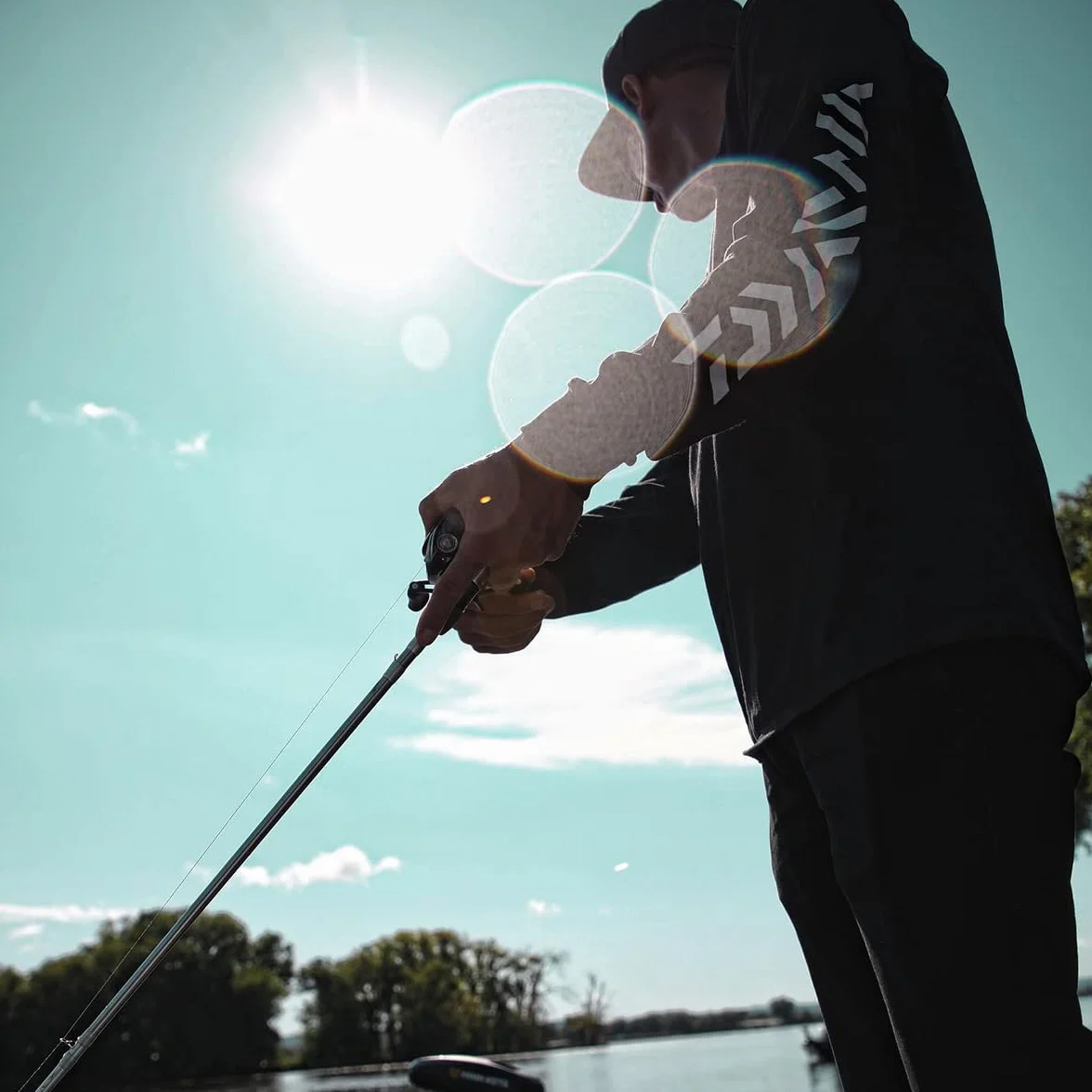 Carbon Case Travel 5pc Rod, Pre-Mounted Spinning Combo, Black