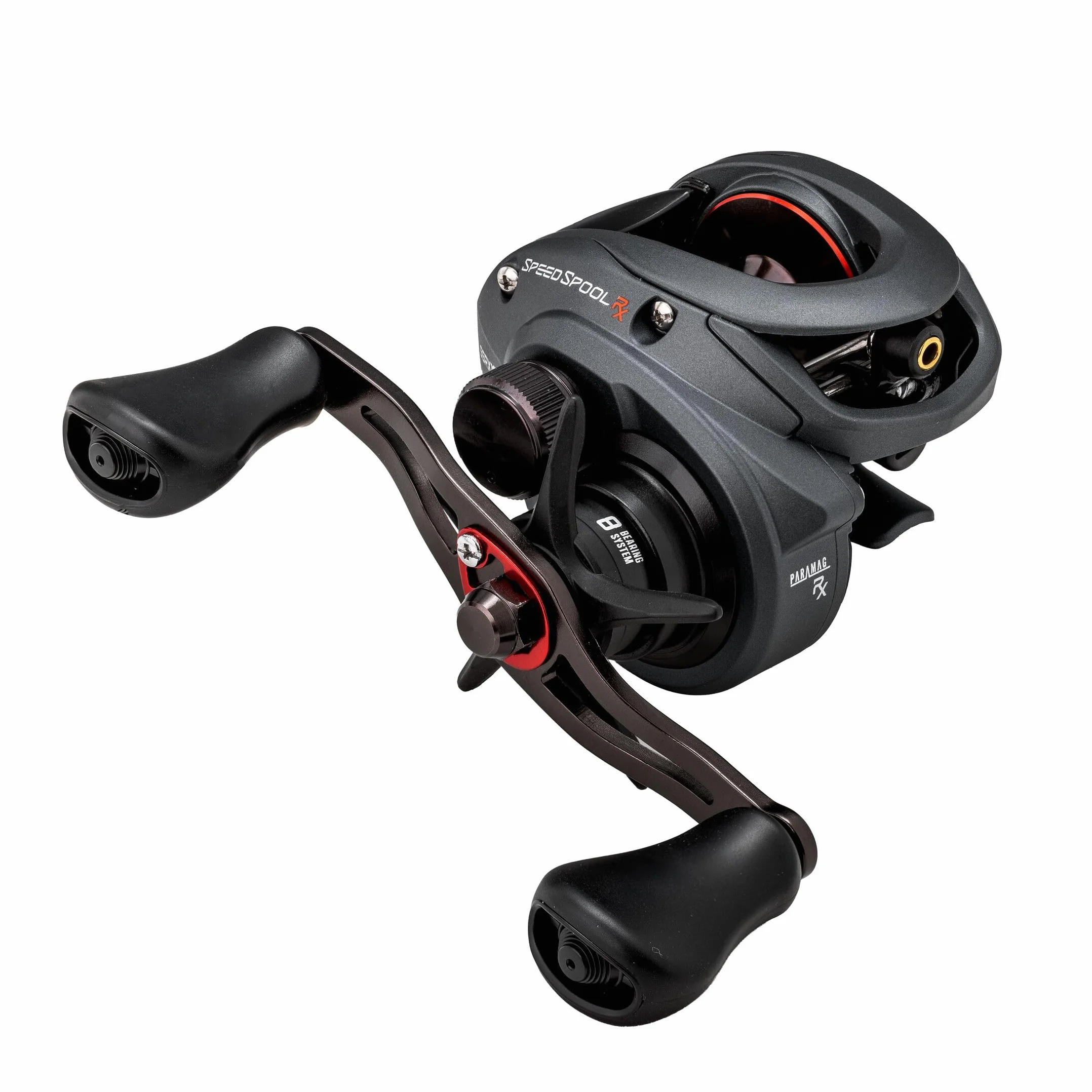 Speed Spool RX Baitcast Fishing Reel, RH Retrieve, 5.6:1 Gear Ratio, 7+1 Bearings