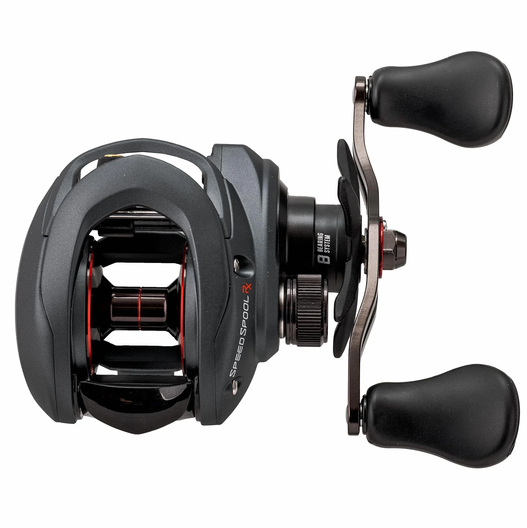 Speed Spool RX Baitcast Fishing Reel, RH Retrieve, 5.6:1 Gear Ratio, 7+1 Bearings