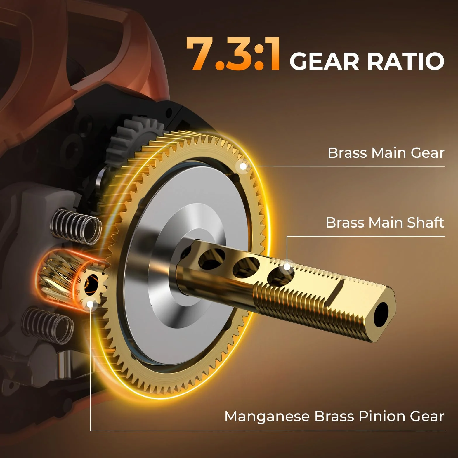 Lethal Blaze Twin-Tip Fishing Rod and Reel Combo | Baitcaster & Spinning Combo, 2-Piece Rod Blanks, Backup Tip Section, Flame-Inspired Design, EVA Handle, Freshwater