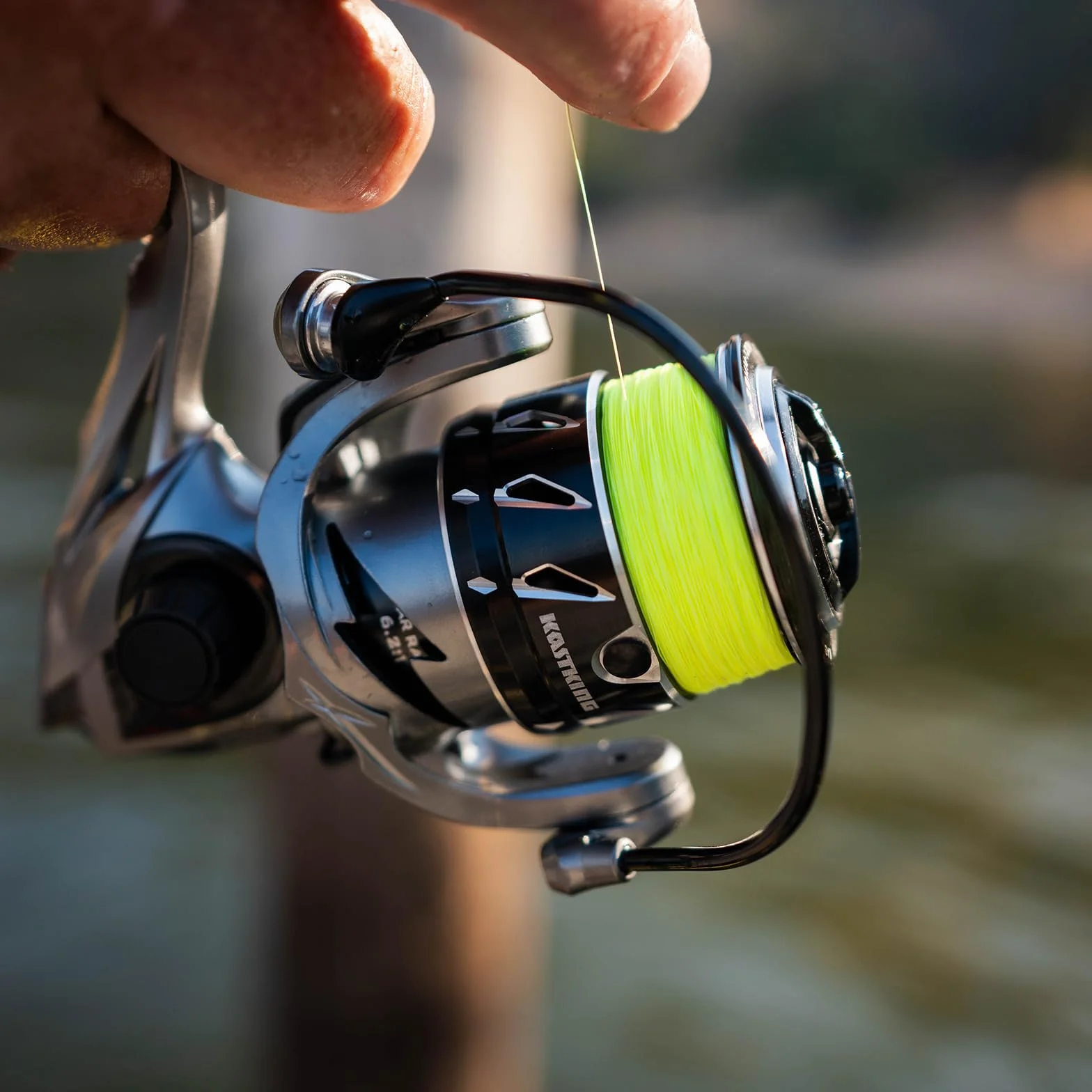 Icon Spinning Fishing Reel, Saltwater & Freshwater | Max Drag: 17.6 lb, 10+1 BB, 8.7 oz, 6.2:1 Gear Ratio, Lightweight Aluminum Body, Carbon Rotor, TPE Handle Knobs