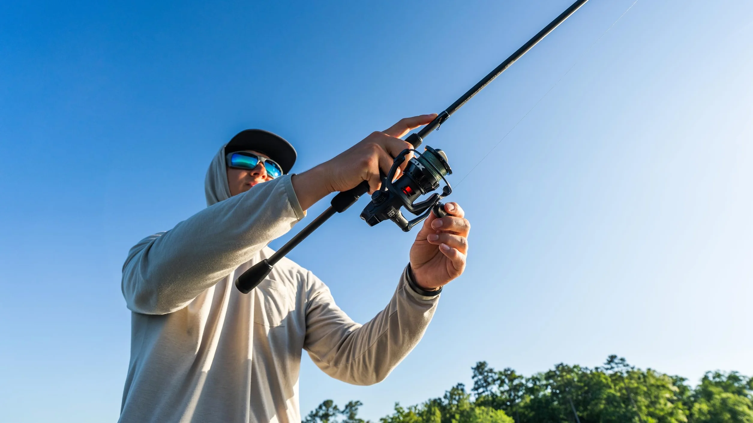Max SX Spinning Reel and Fishing Rod Combo