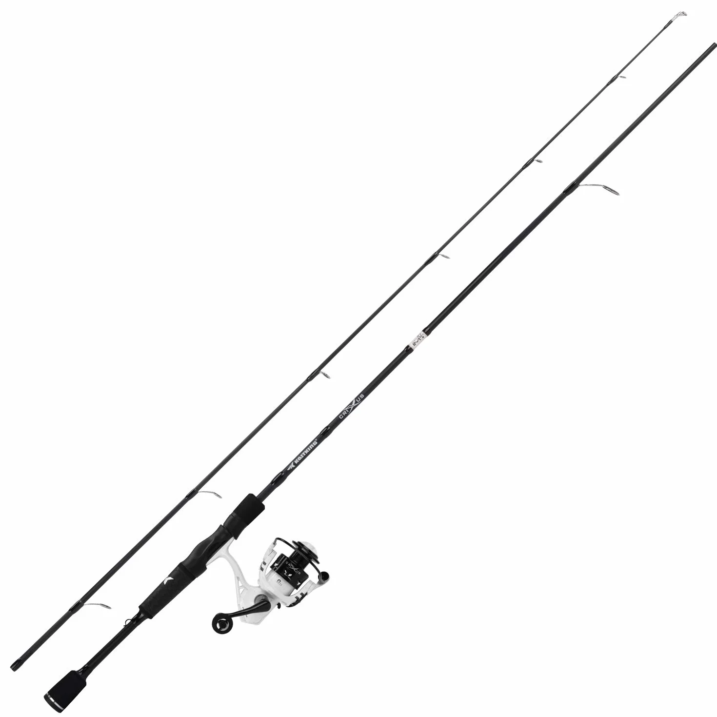 Crixus Baitcaster & Spinning Fishing Rod and Reel Combo | IM6 Blank, Zirconium Oxide Guide Rings, SuperPolymer Handle, Lightweight Reel, Aluminum Spool, High Performance