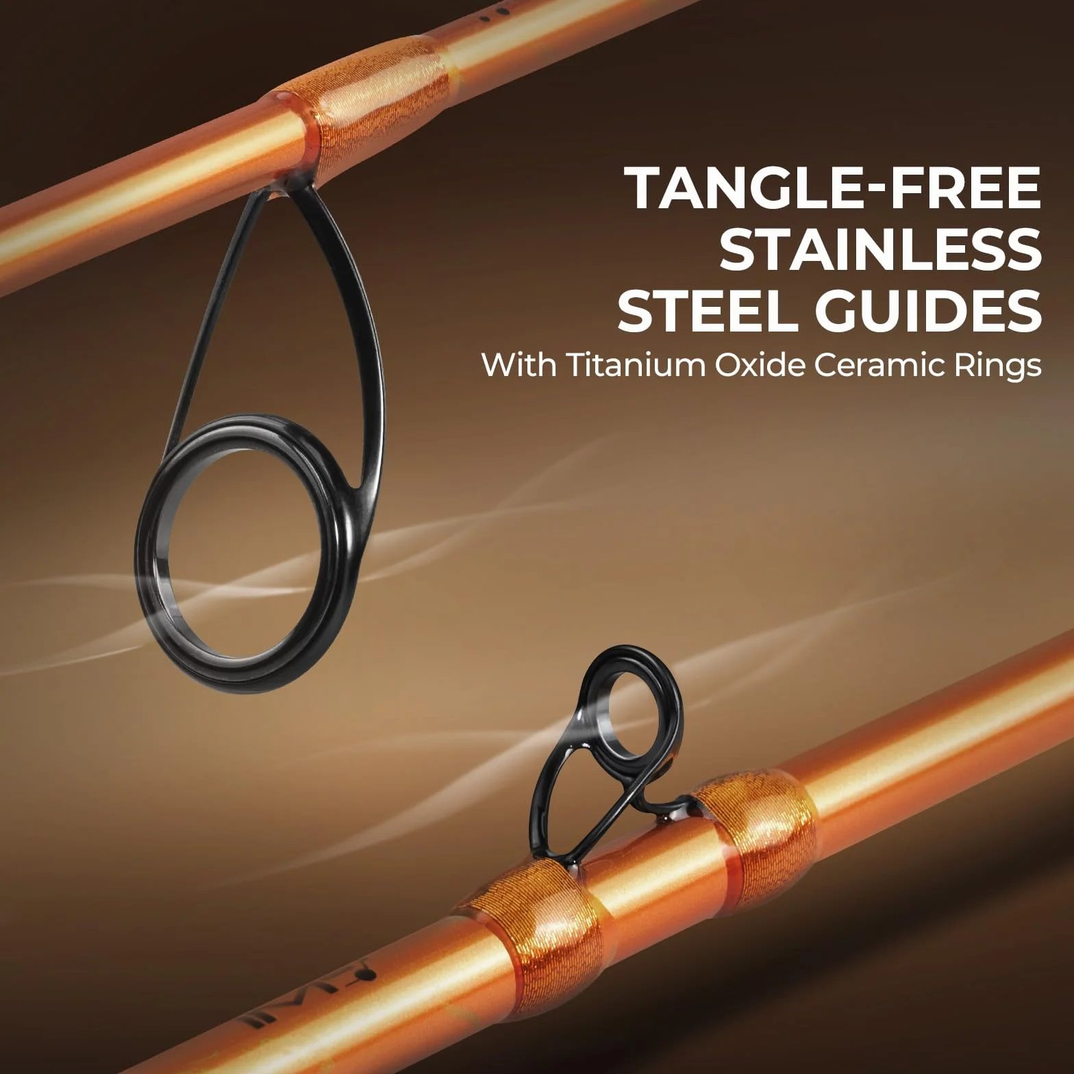 Lethal Blaze Twin-Tip Fishing Rod and Reel Combo | Baitcaster & Spinning Combo, 2-Piece Rod Blanks, Backup Tip Section, Flame-Inspired Design, EVA Handle, Freshwater
