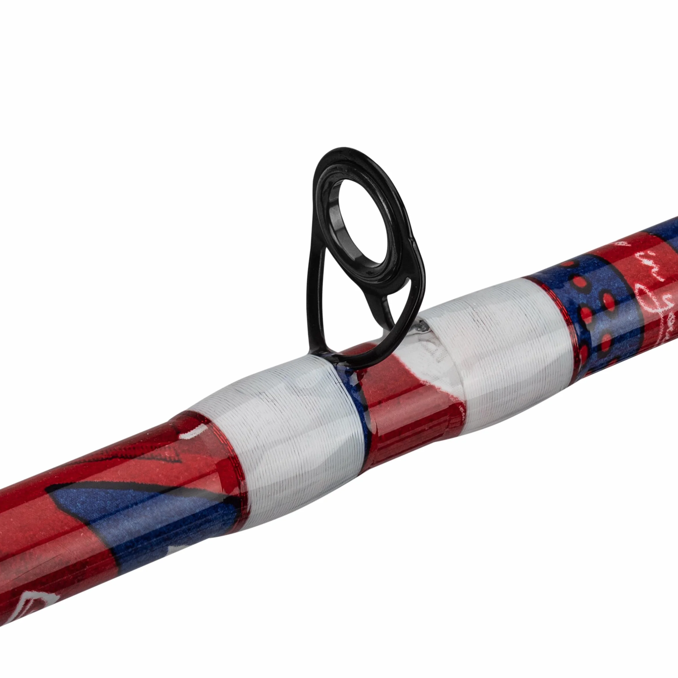 Krazy Americana Baitcast Combo with 7' 1pc Medium Heavy IM7 Graphite Rod and Cork Grips