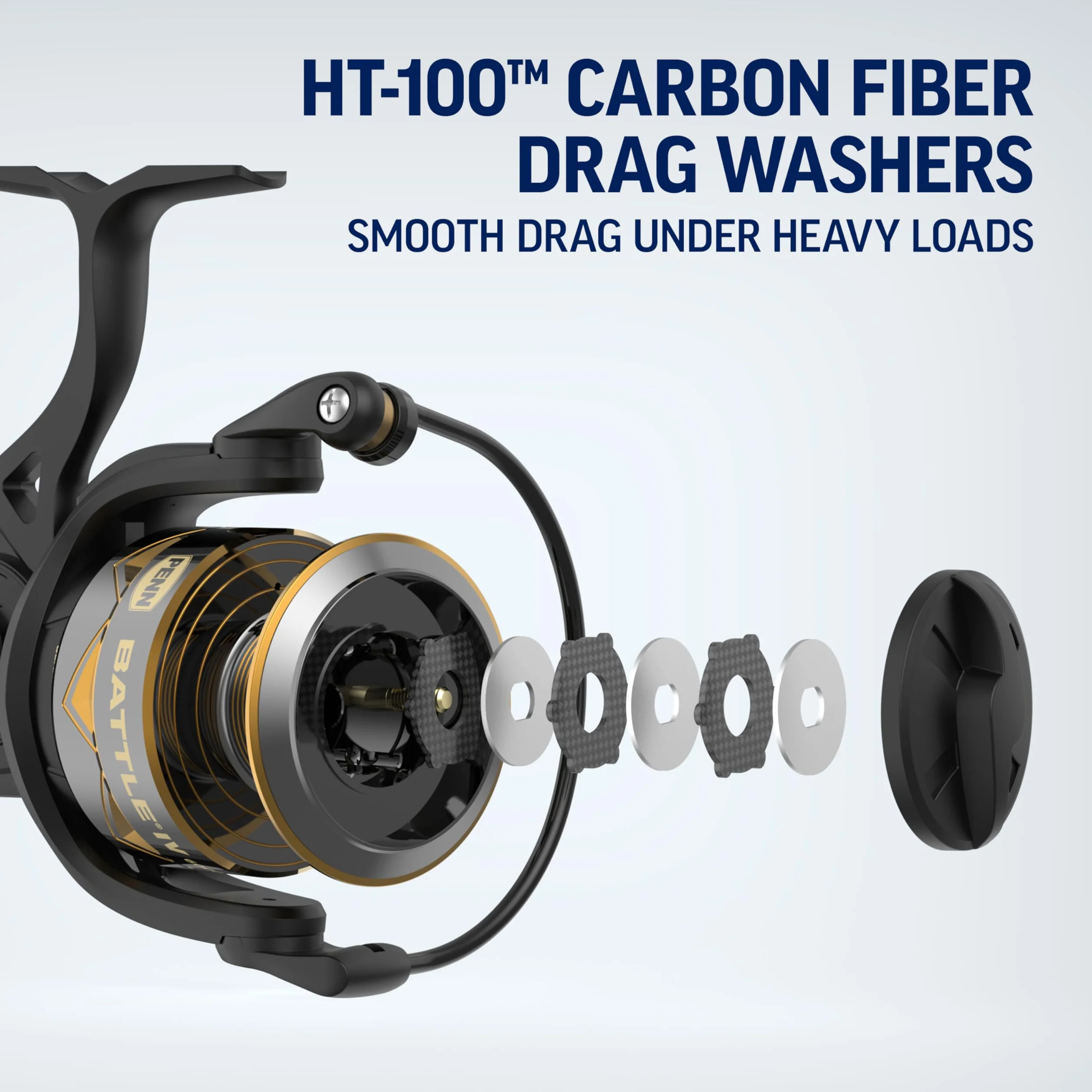 Battle IV Spinning Reel and Fishing Rod Combo