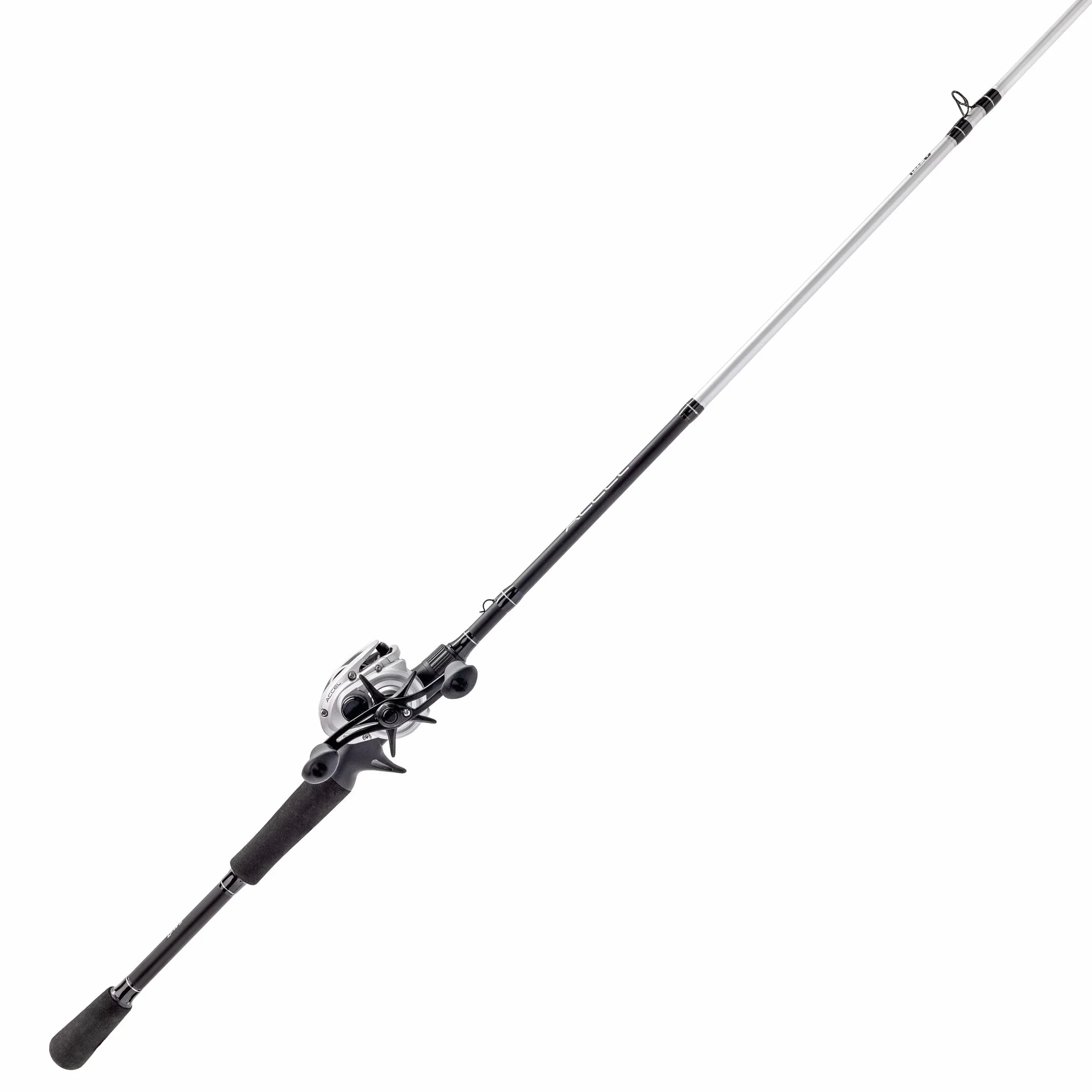 Accel Baitcast Reel and Fishing Rod Combo, 7-Foot, 1-Piece Rod, Medium Power, RH Retrieve Reel