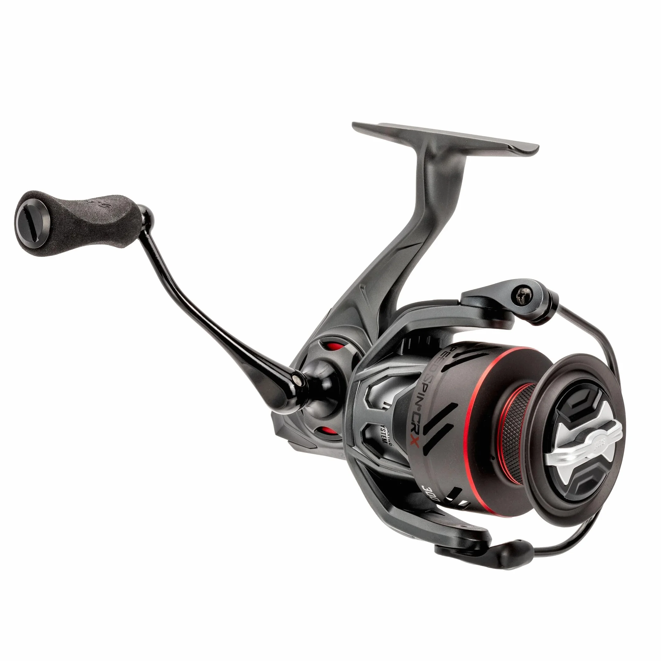 Speed Spin CRX Spinning Fishing Reel, Graphite Frame and Sideplate, Solid Brass Speed Gears