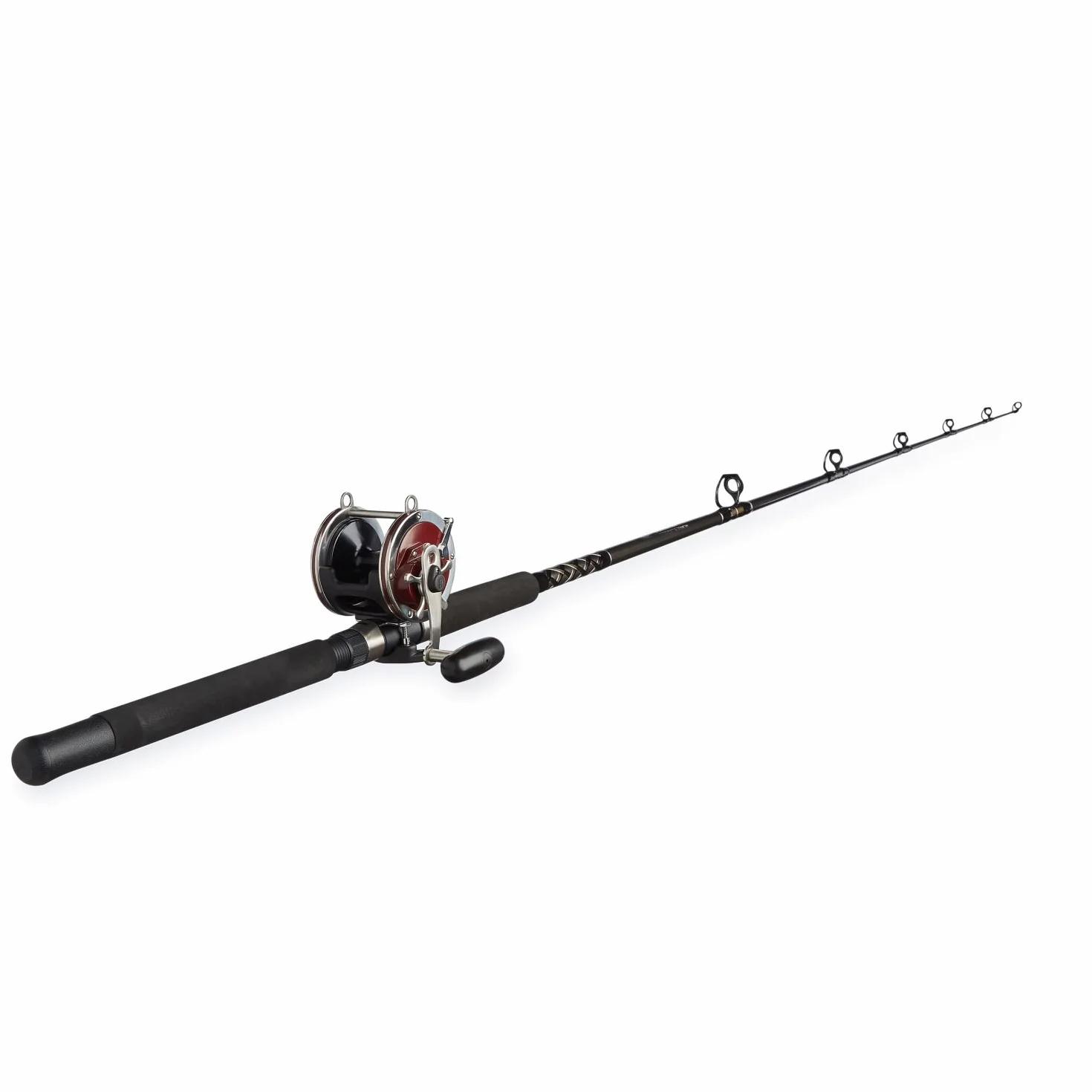 Special Senator 91332 Fishing Rod and Reel Combo, 6.5 Feet, Black/Smoke/Red