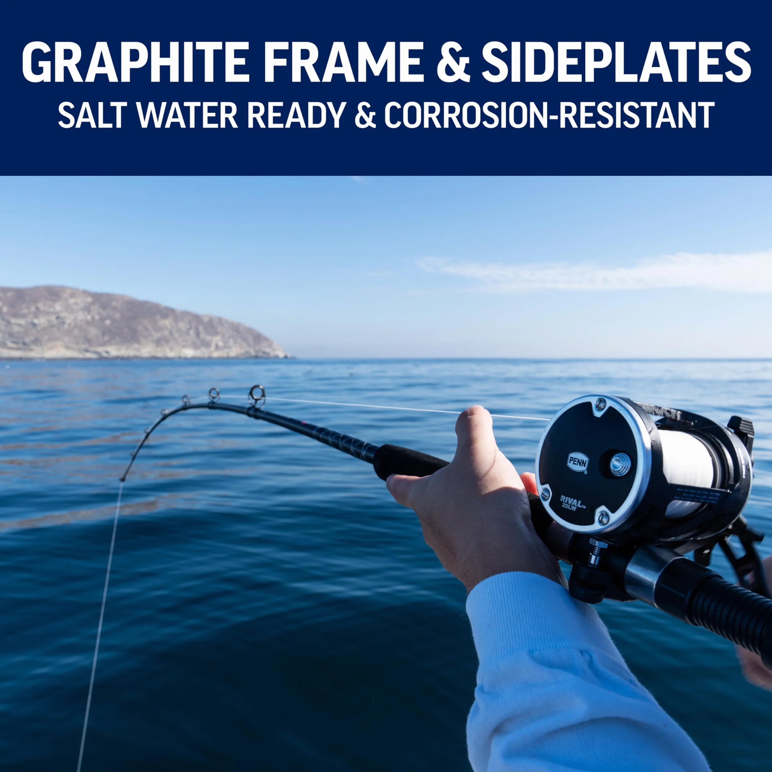 Rival II Level Wind Conventional Rod and Reel Combo