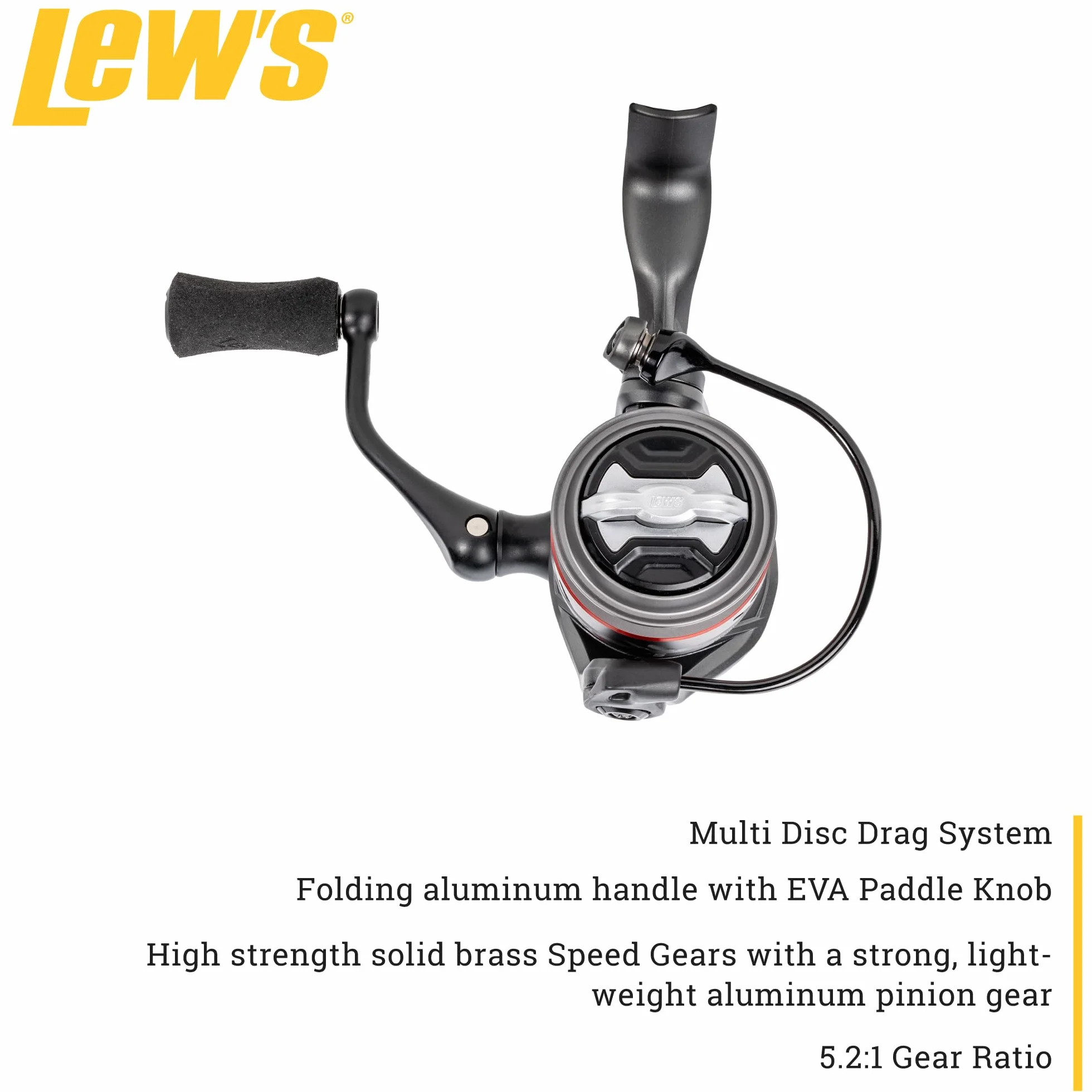 Speed Spin CRX Spinning Fishing Reel, 8+1 Bearings, Graphite Frame and Sideplate, Solid Brass Speed Gears, Speed Lube, Multi-Disc Drag