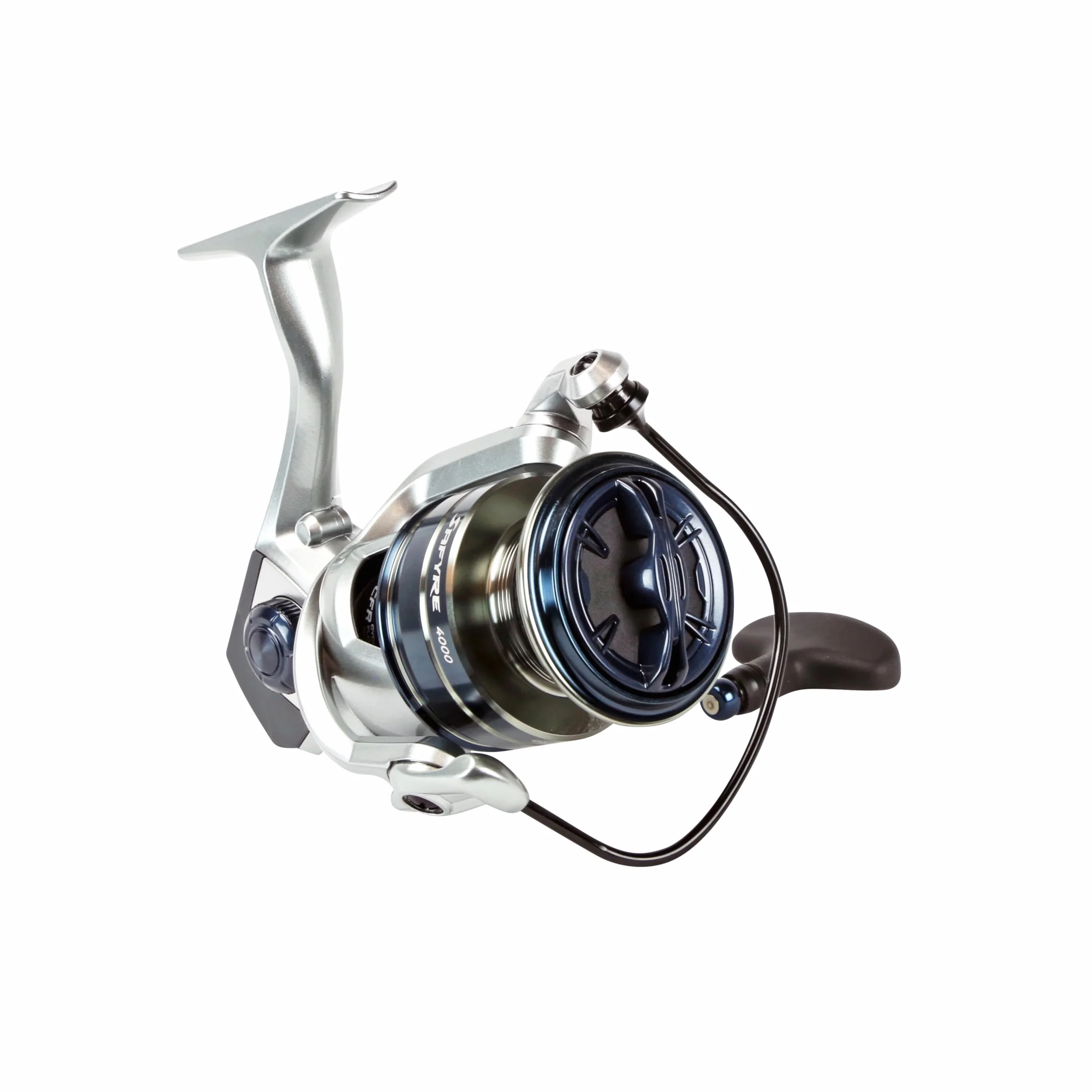 Safyre Spinning Reel for Freshwater & Inshore Fishing – Sealed IPX-3 Body, Carbonite Multi-Disc Drag, 8BB, HDG+ High-Density Gearing, SF-4000A