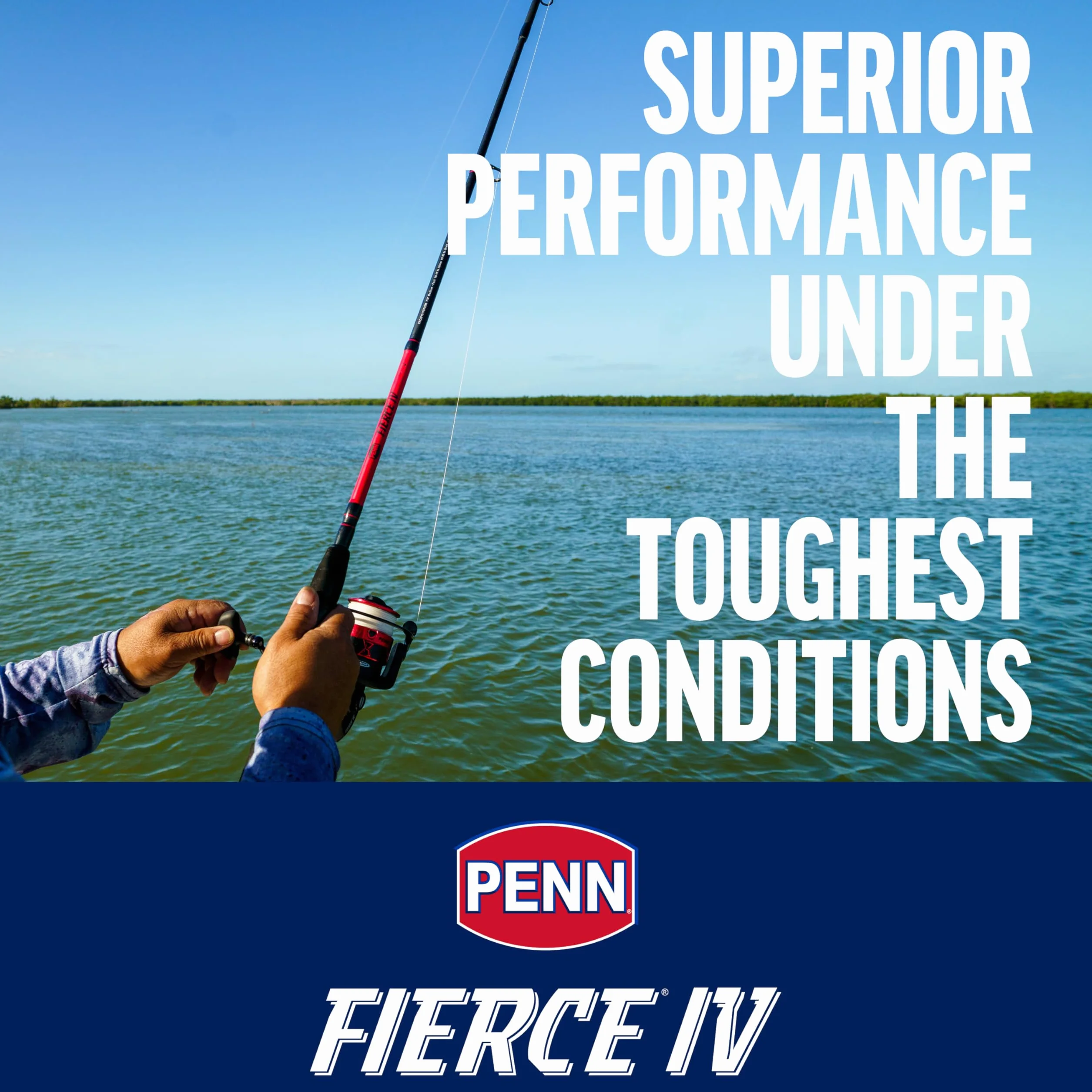 Fierce IV Spinning Reel and Fishing Rod Combo