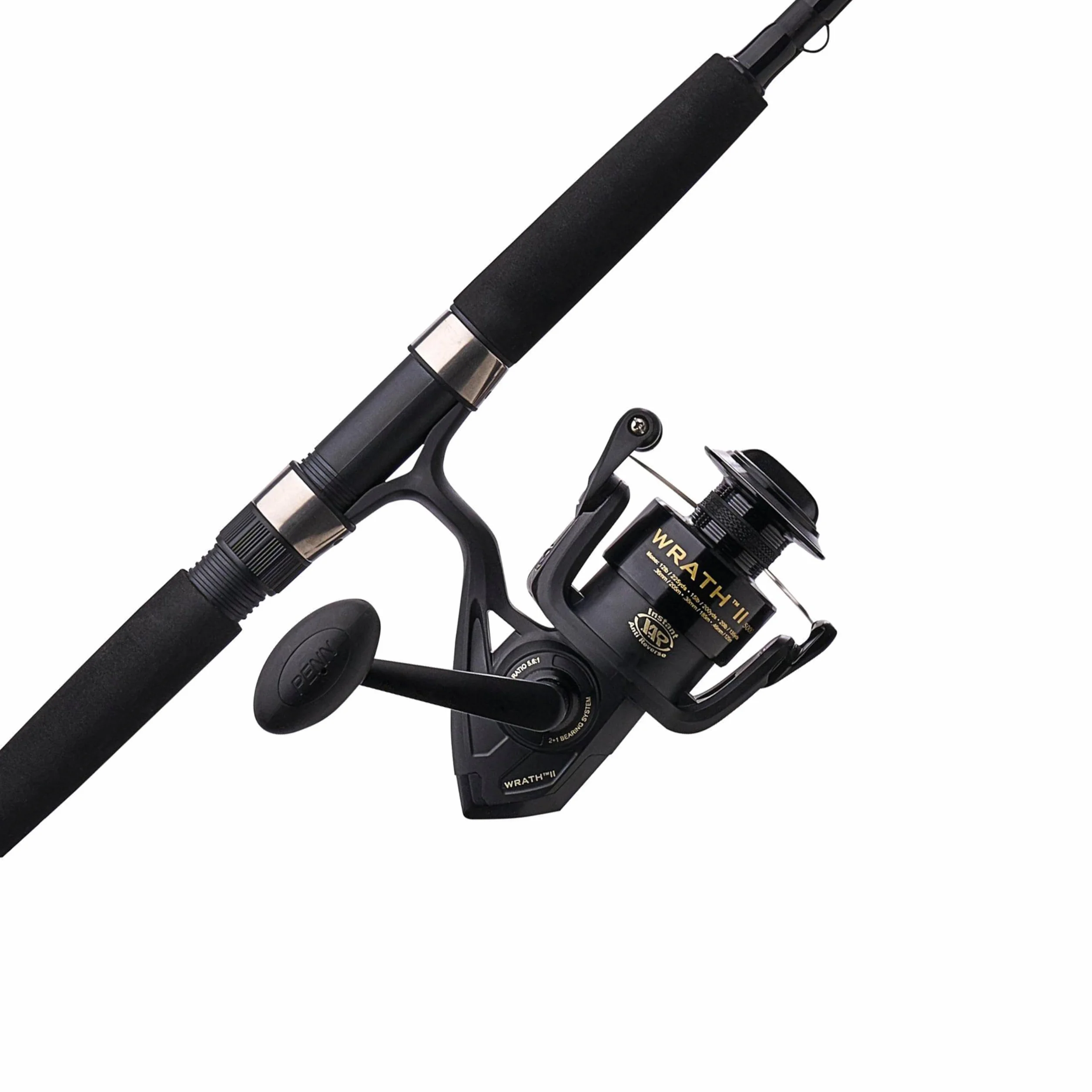 Wrath II Spinning Reel and Fishing Rod Combo