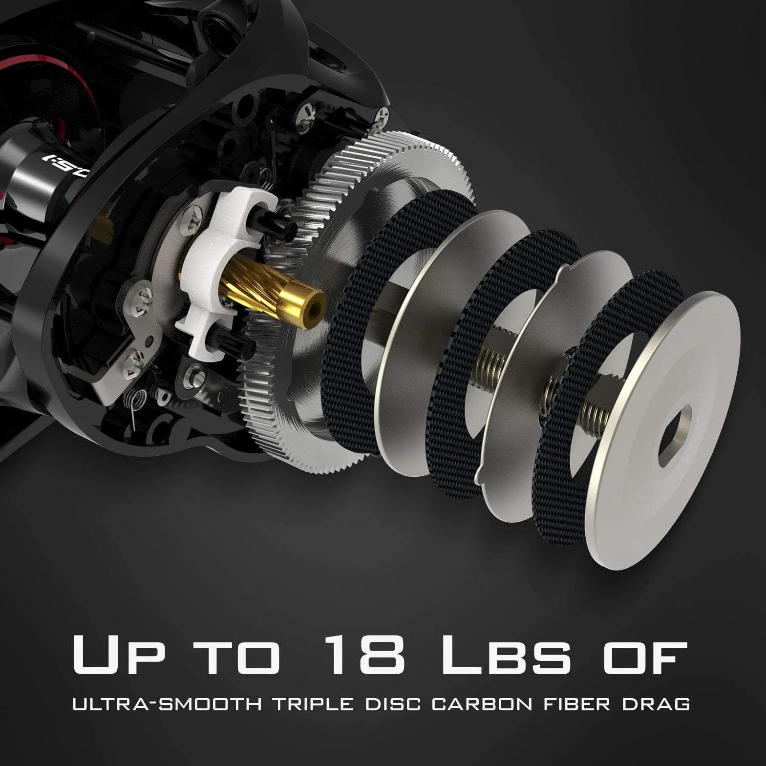 Speed Demon Elite Baitcasting Fishing Reels, Saltwater & Freshwater | Max Drag: 18 lb, 10+1 BB, 6.9 oz, Lightweight Aluminum Frame, Magnetic Brake, World's Fastest 10.5:1 Gear Ratio