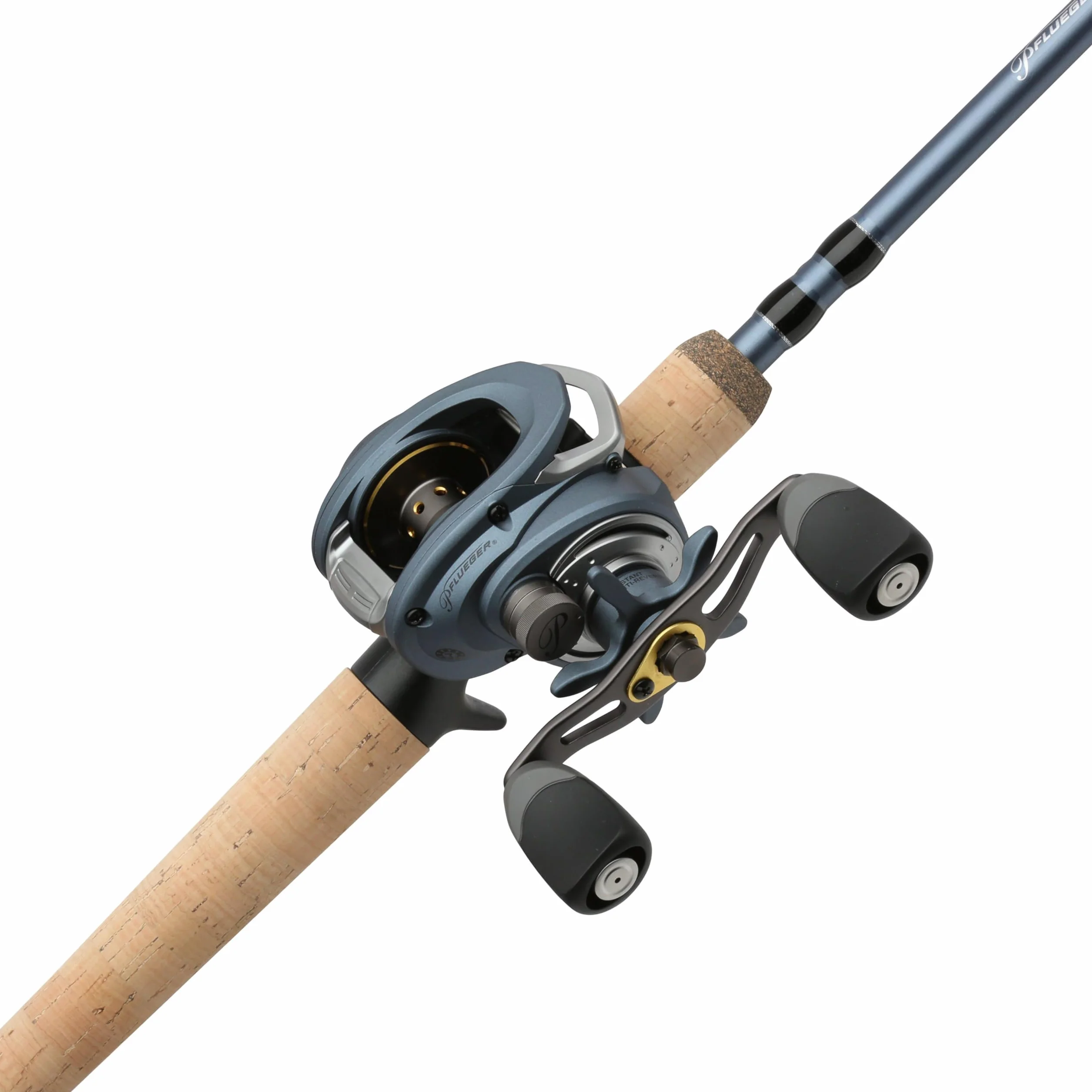 President Baitcast Low Profile Rod and Reel Combo