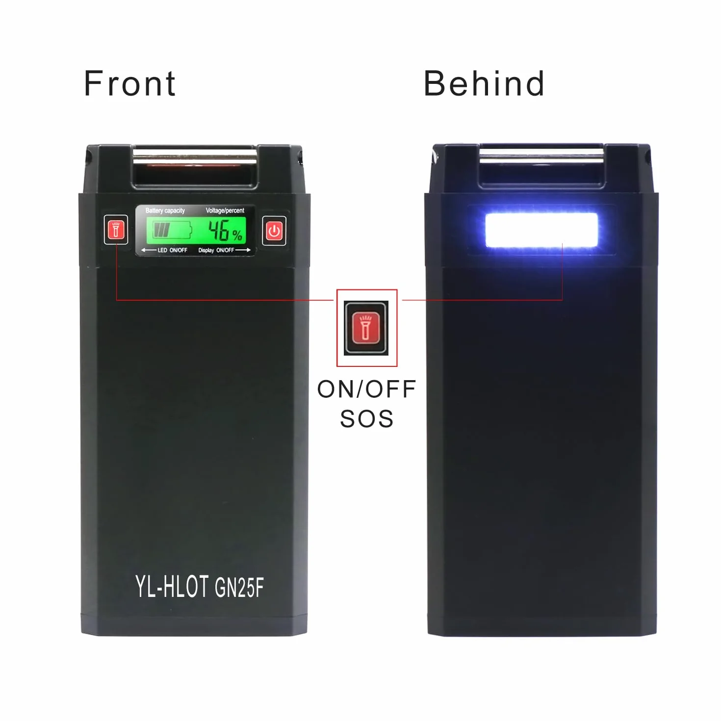 Extra Large Capacity Electric Reel Battery. Compatible with 12V Electric Fishing Reel. It is The Best Choice for Your Fishing All Day Long(12V 25000mAh).