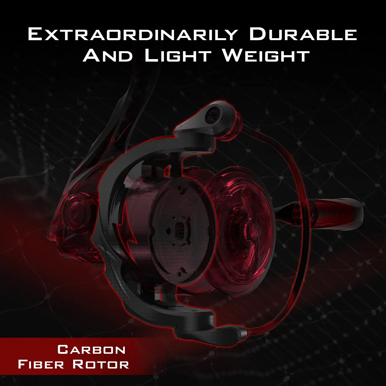Speed Demon Elite Spinning Fishing Reel, Saltwater & Freshwater | Max Drag: 17.6 lb, 10+1 MaxiDur Double BB, 8.7 oz, World's Fastest 7.4:1 Gear Ratio, Lightweight Aluminum Body