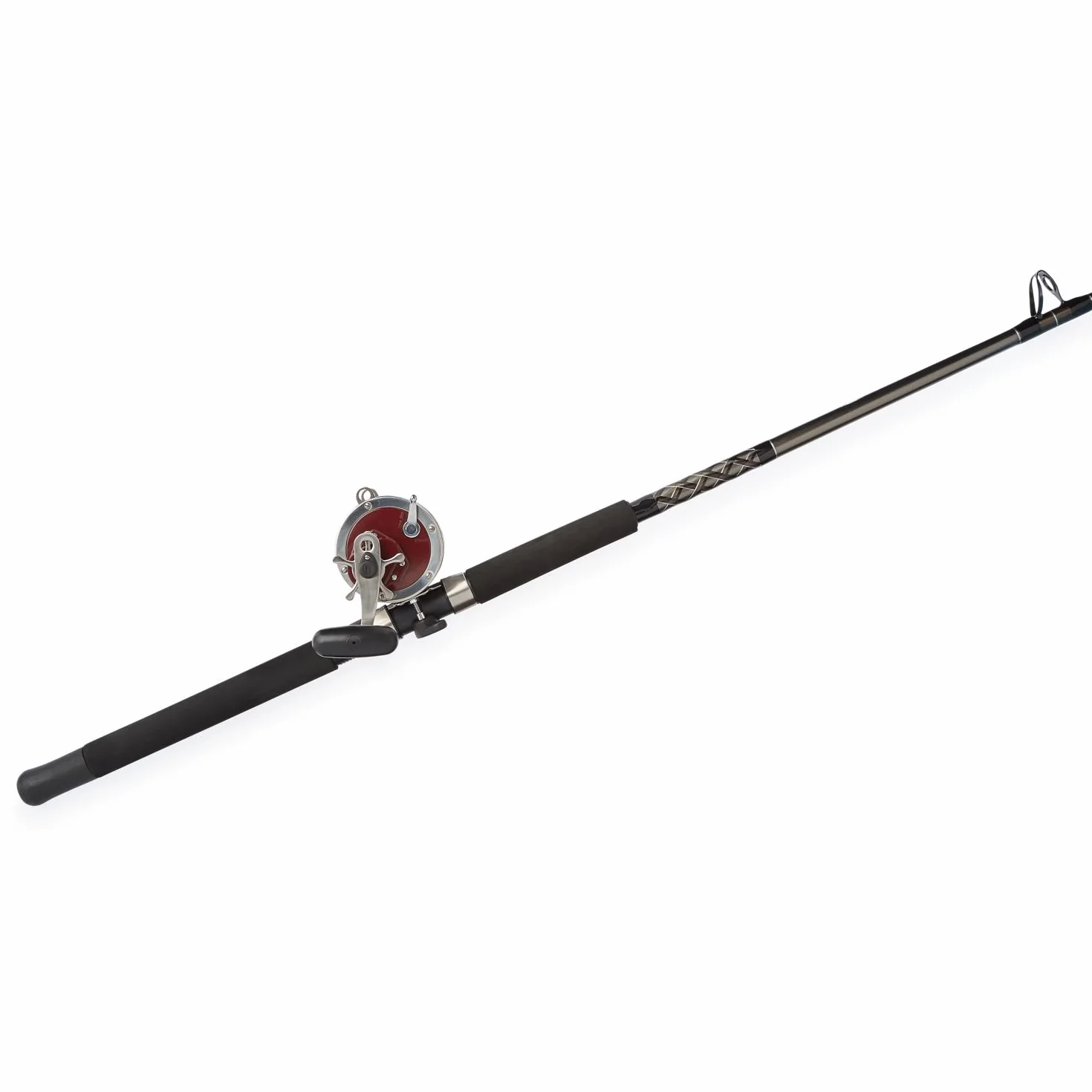 Special Senator 91332 Fishing Rod and Reel Combo, 6.5 Feet, Black/Smoke/Red