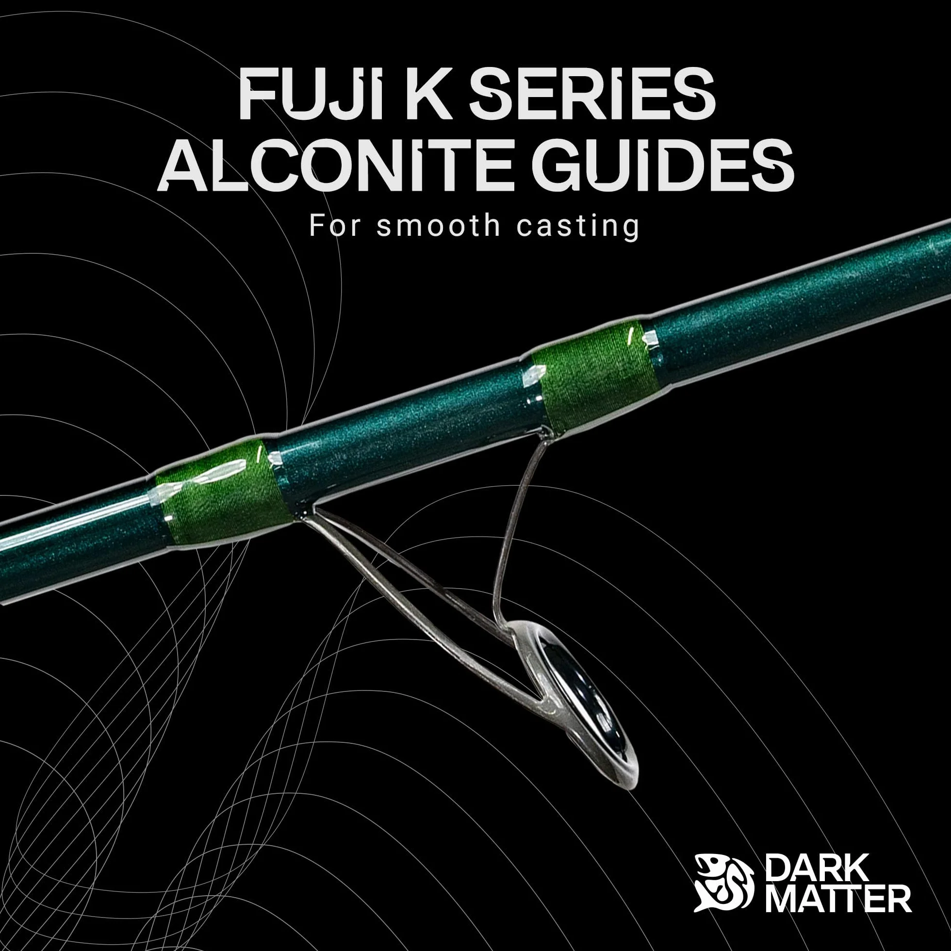 CCC Surf Spinning Rods - Fast Action Surf Fishing Rods, Lightweight Fish Rod with M3 Nano Blank Construction, Fishing Gear for Saltwater Rod - 11'0" (Midnight Green - Power H)