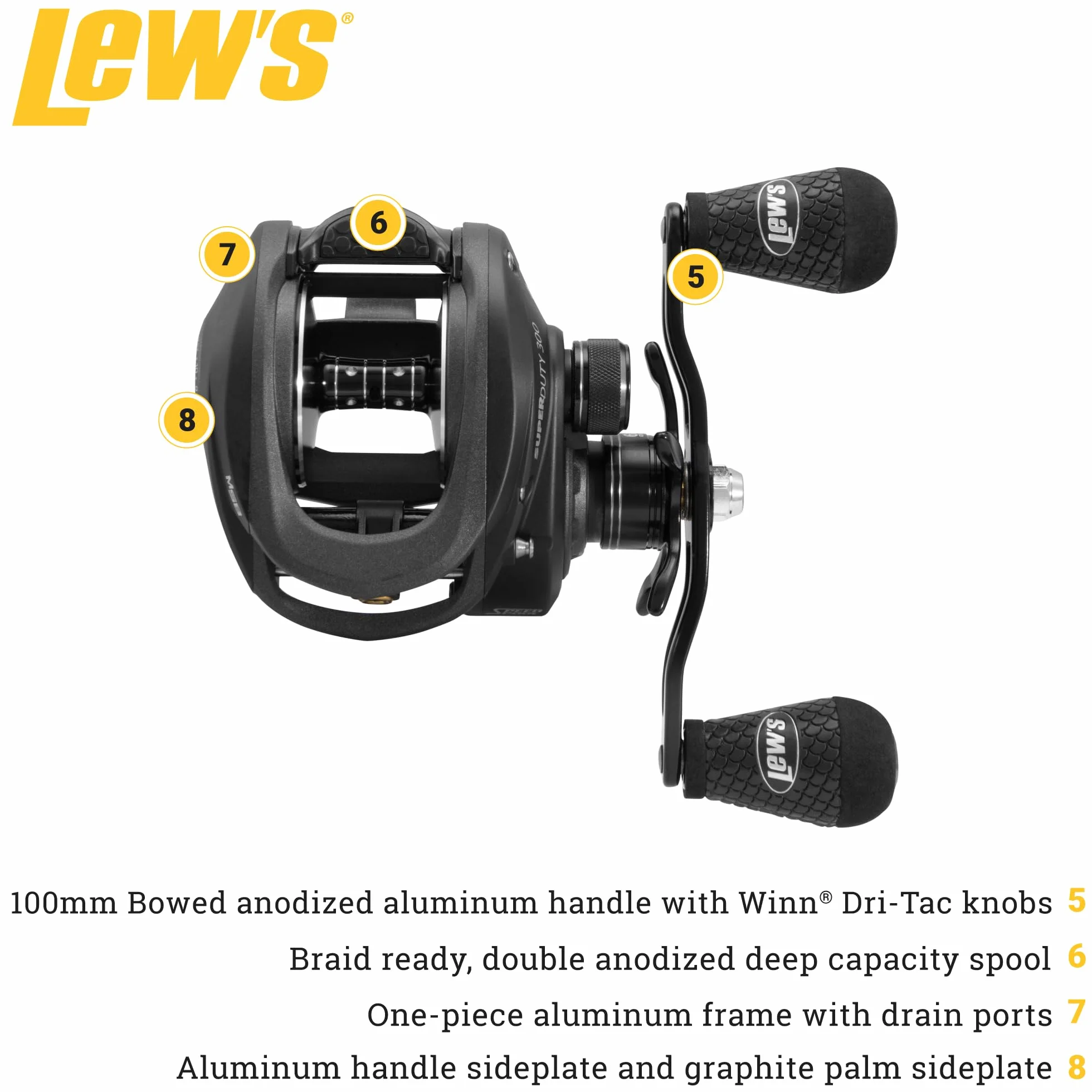 SuperDuty 300 Speed Spool Baitcast Reel