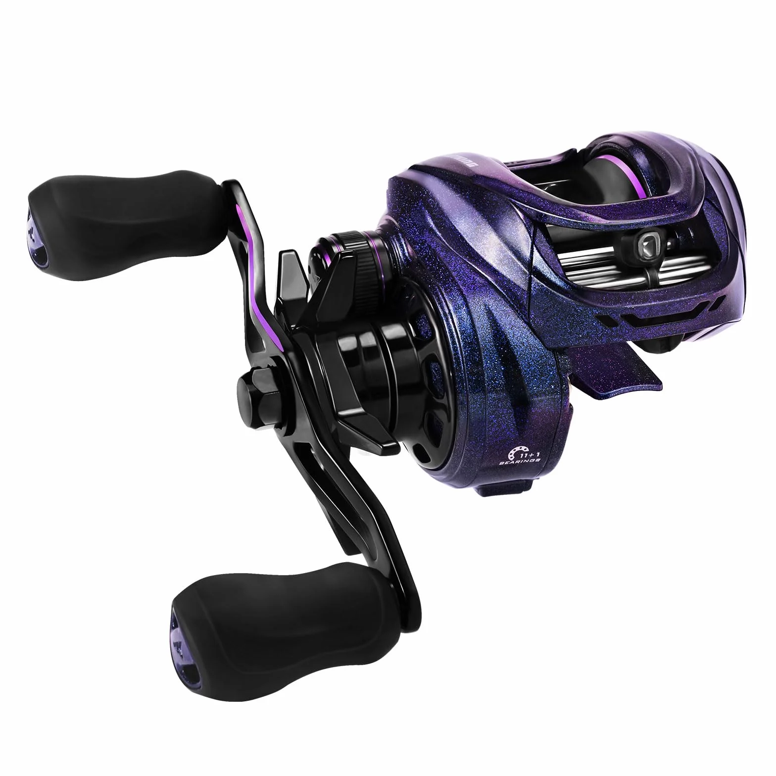 Royale Legend Pro Baitcasting Fishing Reels with 8.0:1 Gear Ratio | Max Drag: 16 lb, 11+1 BB, 5.5 oz, Carbon Fiber Frame, AutoMag Dual Braking System, Arch Resistance Control