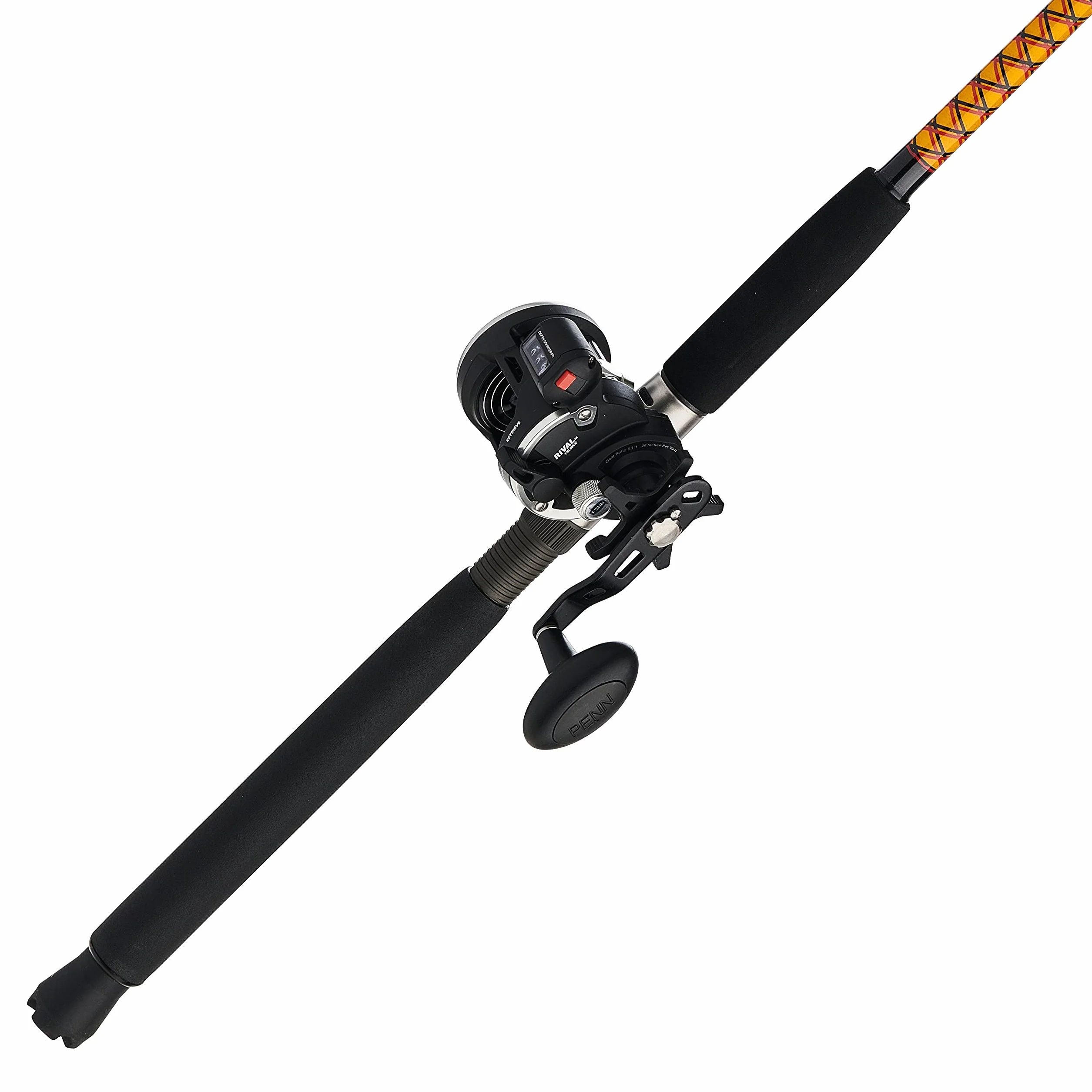 Bigwater Casting Fishing Rod & Rival Level Wind Conventional Reel Combo