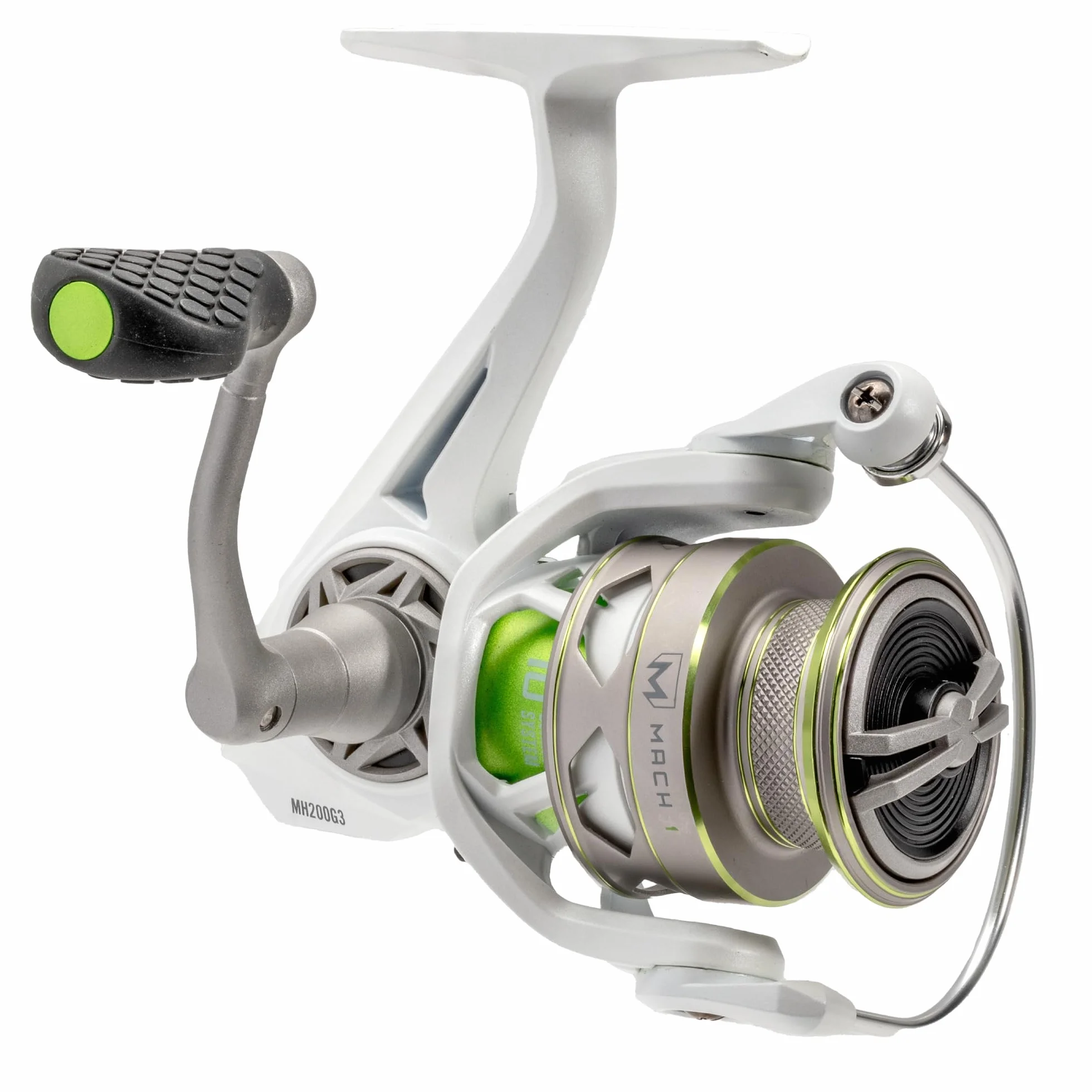 MACH 1 Spinning Fishing Reel, 9+1 Bearings, Graphite Frame, Speed Gears, Speed Lube, Multi-Disc Drag