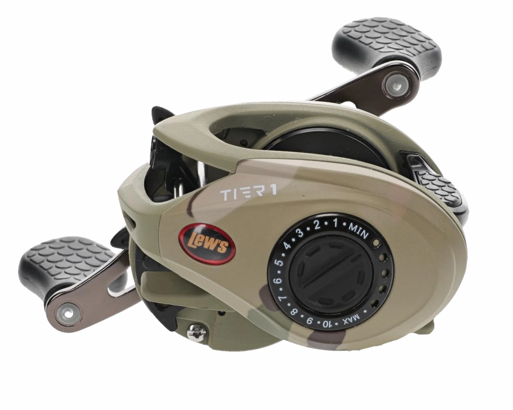 American Hero Tier 1 Baitcast Fishing Reel, 9+1 Stainless Steel Ball Bearings, 7.5:1 Gear Ratio, Multicam