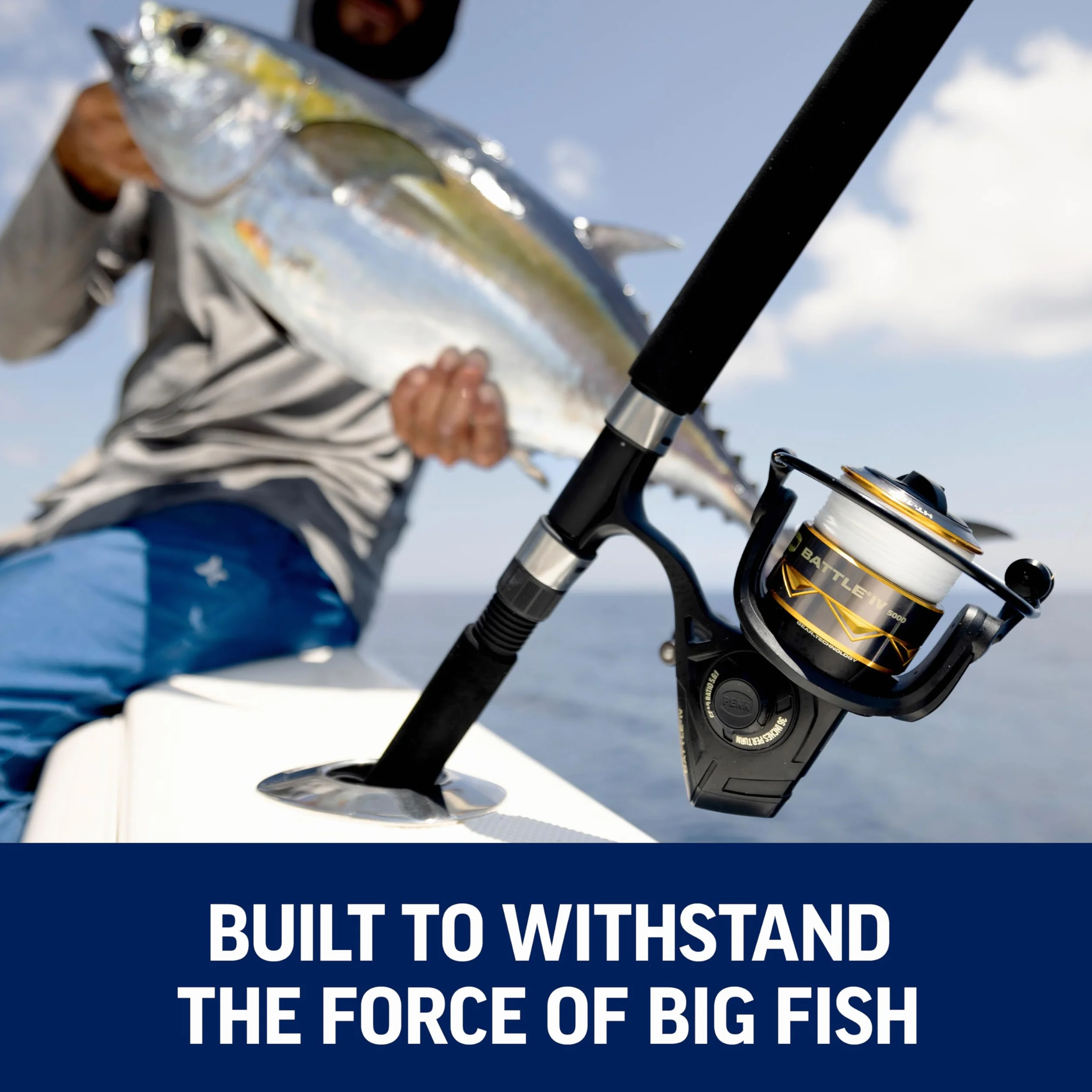 Battle IV Spinning Reel and Fishing Rod Combo