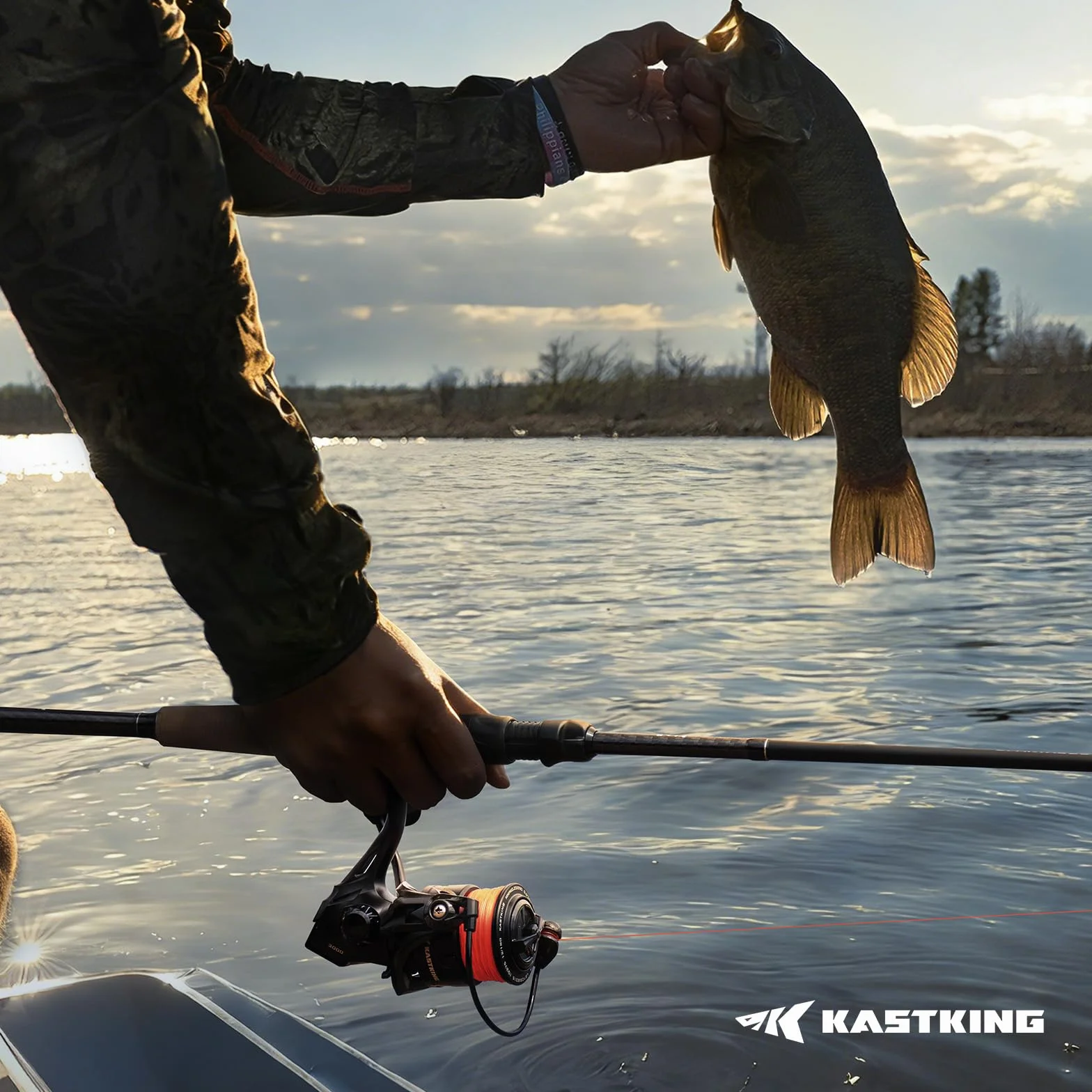 Spartacus II Plus Twin-Tip Spinning & Baitcaster Combo | Baitcaster & Spinning Combo, 2-Piece Rod, Extra Tip, IM6 Graphite Blanks, EVA Handle, Freshwater Fishing