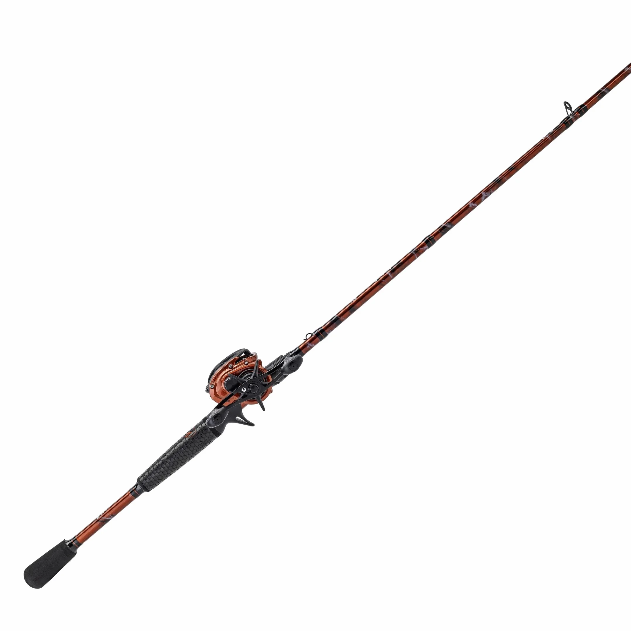 MACH Smash Baitcast Reel & Fishing Rod Combo, 7-Foot, 1-Piece Rod, RH Retrieve Reel