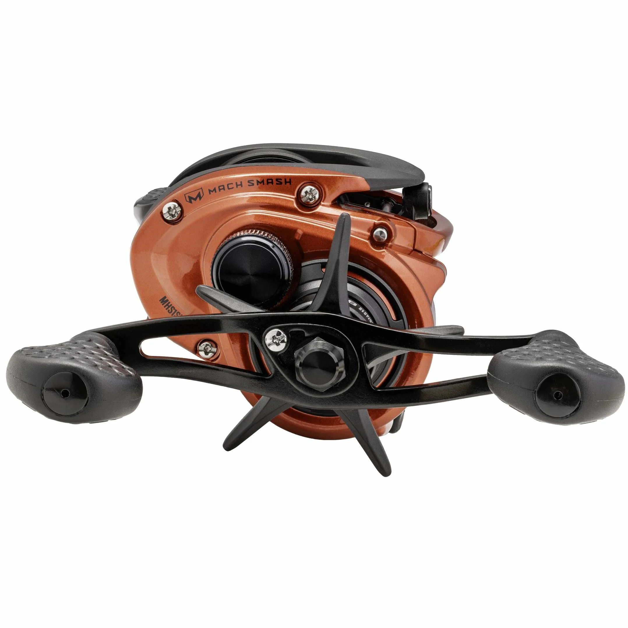 MACH Smash Baitcast Reel & Fishing Rod Combo, 7-Foot, 1-Piece Rod, RH Retrieve Reel