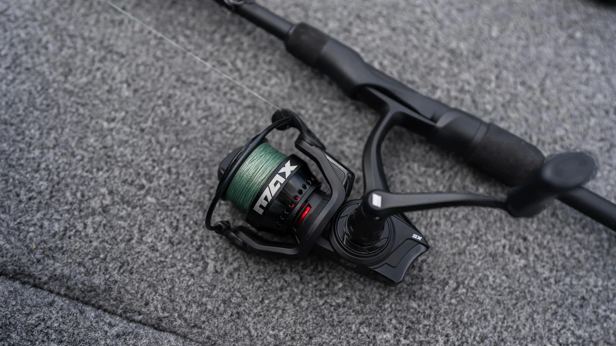 Max SX Spinning Reel and Fishing Rod Combo